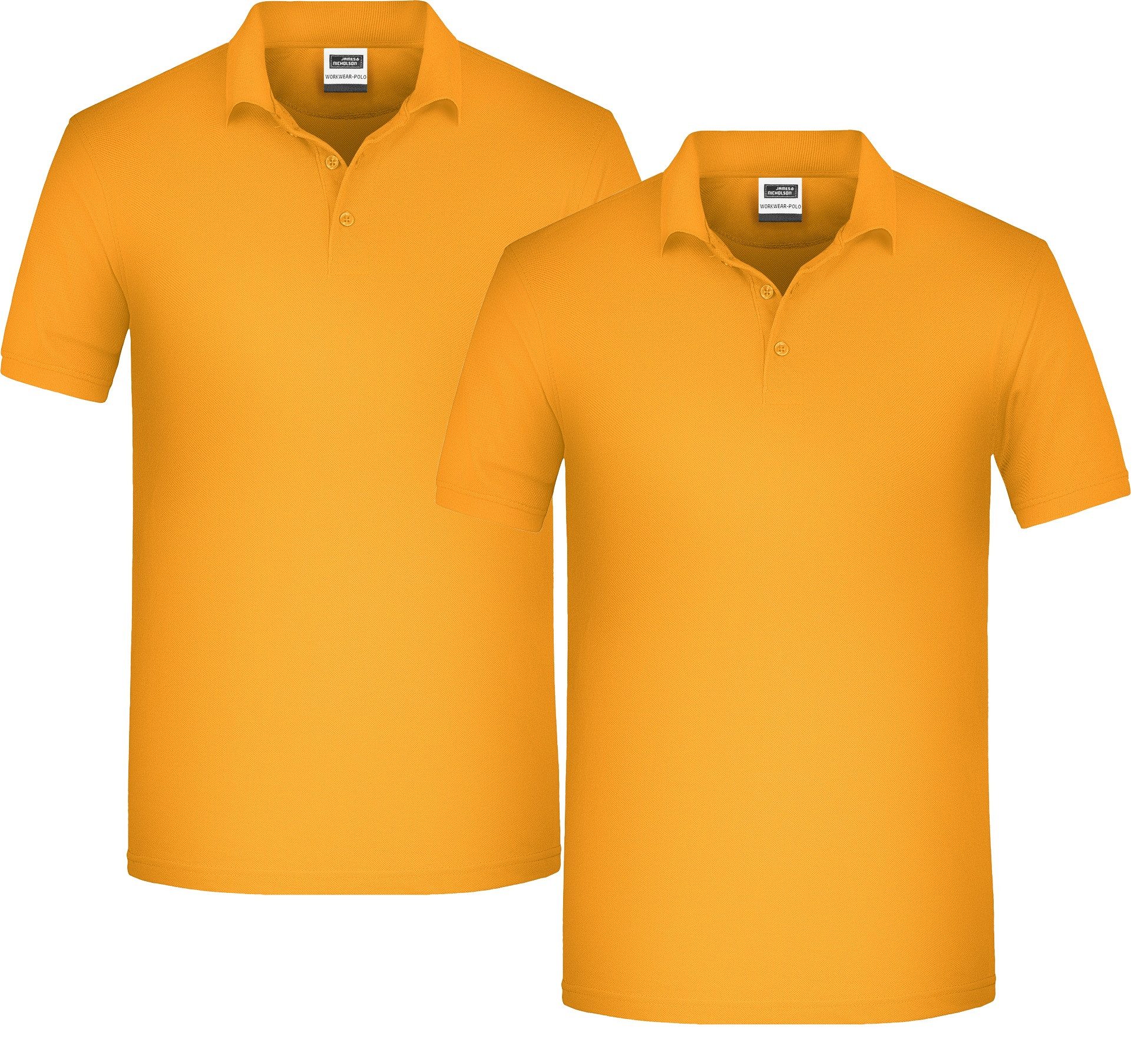 James & Nicholson Poloshirt Doppelpack Herren Poloshirt BIO Workwear Polo JN874 (Doppelpack, 2er-Pack) Pflegeleichtes und strapazierfähiges Polo