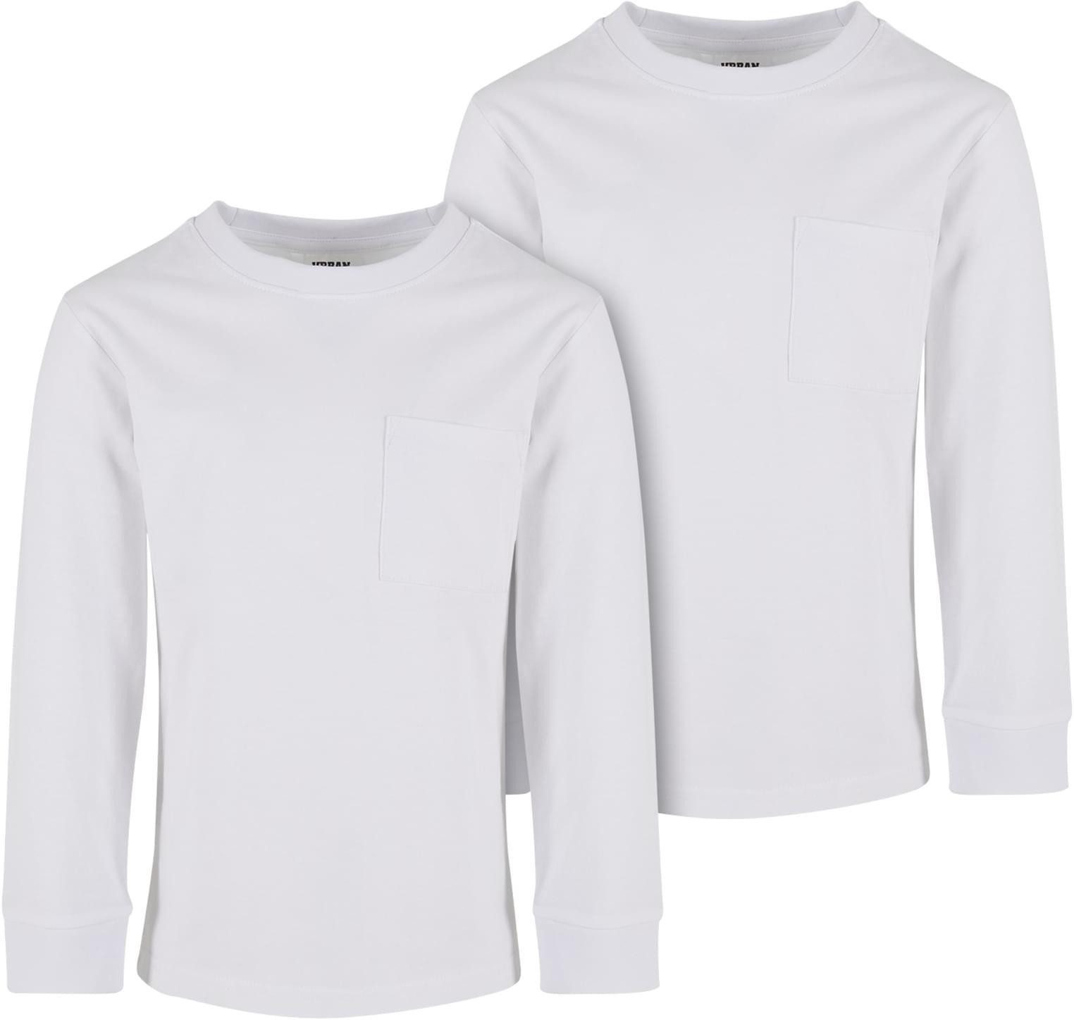URBAN CLASSICS Longsleeve Boys Heavy Oversized Pocket Longsleeve 2-Pack Herren