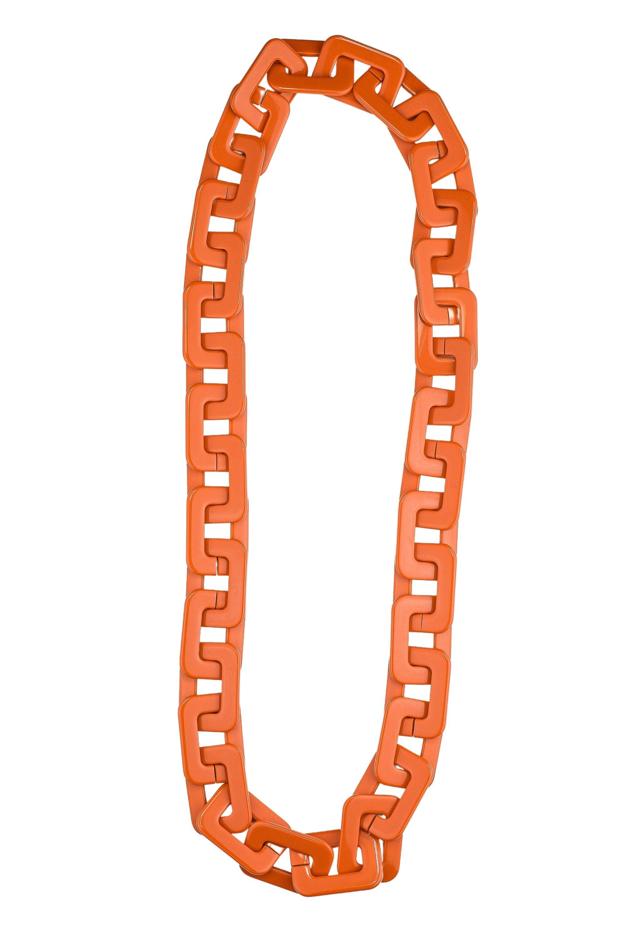 COLLEZIONE ALESSANDRO Lange Kette Mailand, Polyesterglieder