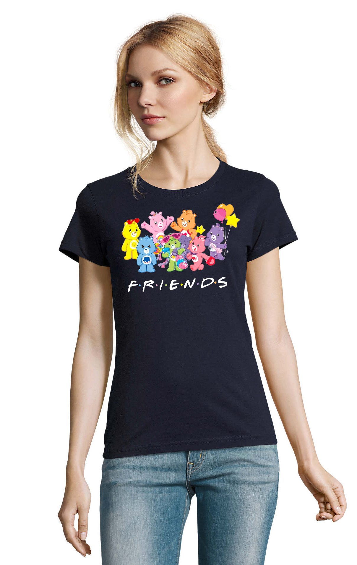 T-Shirt Süßes Friends Glücksbärchis Care Bears Fun Damen Motiv