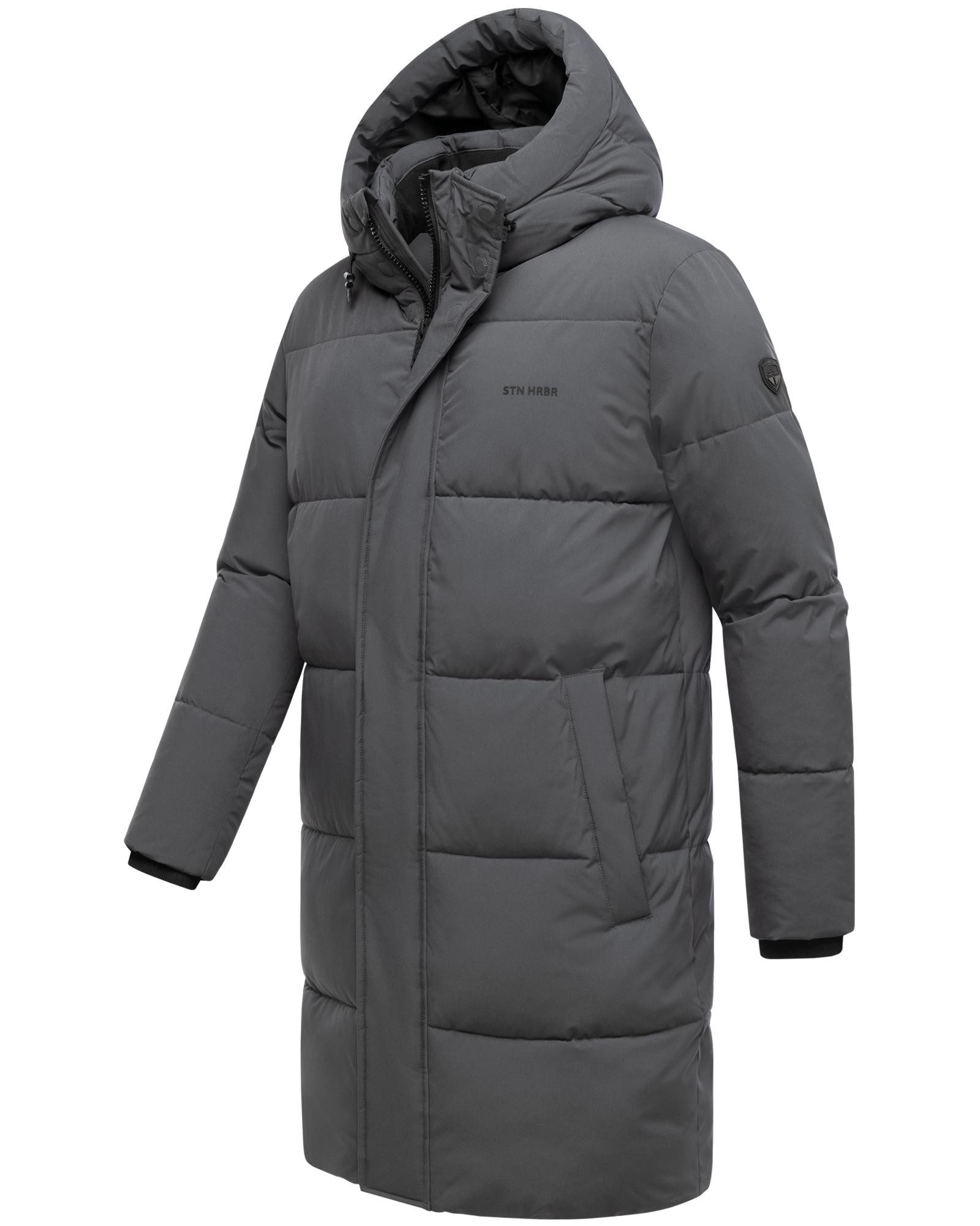 Stone Harbour Steppmantel Hadrieen XX modischer Herren Wintermantel mit kuscheligem Futter