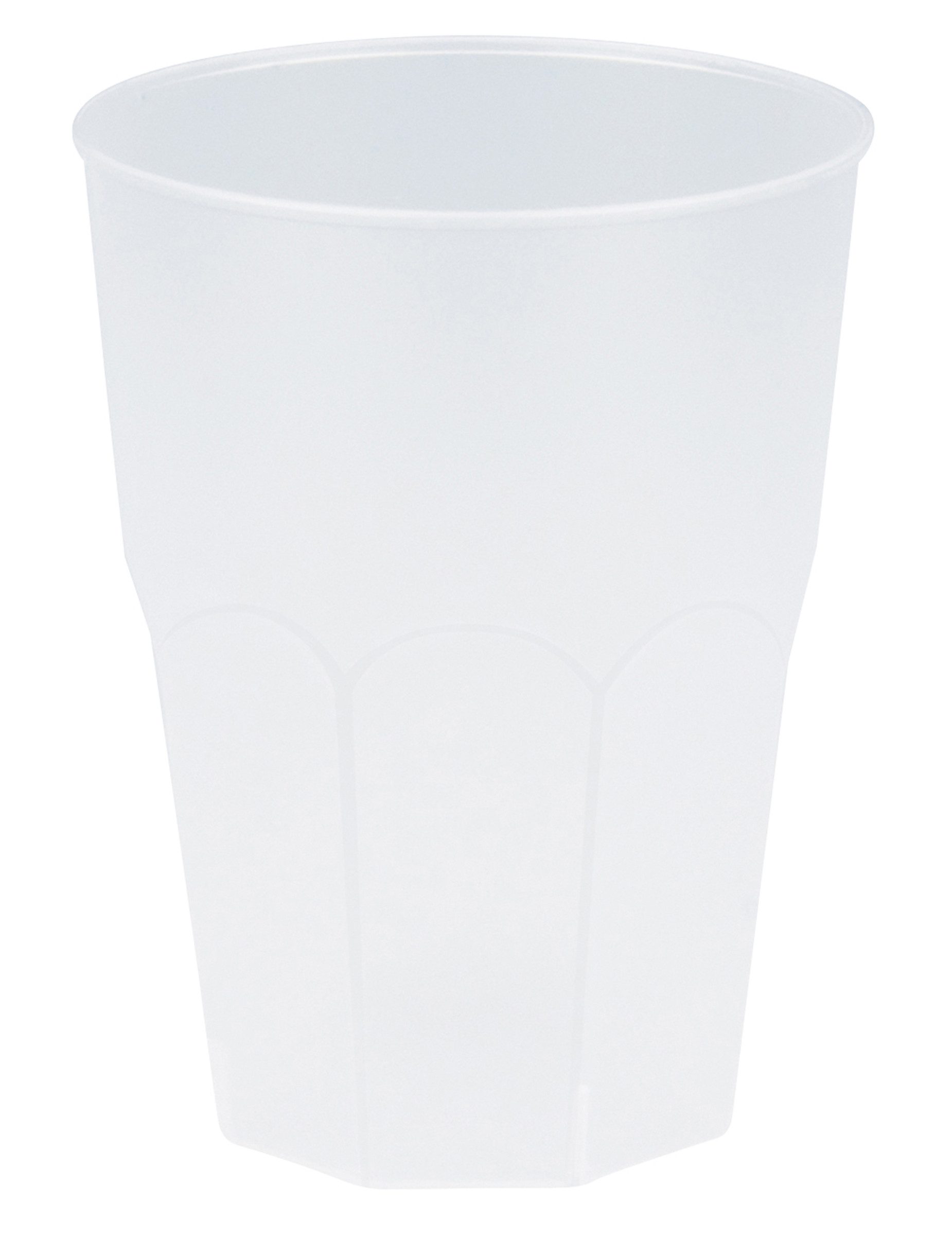 santex Kostüm Plastikbecher frostig-transparent 42 cl