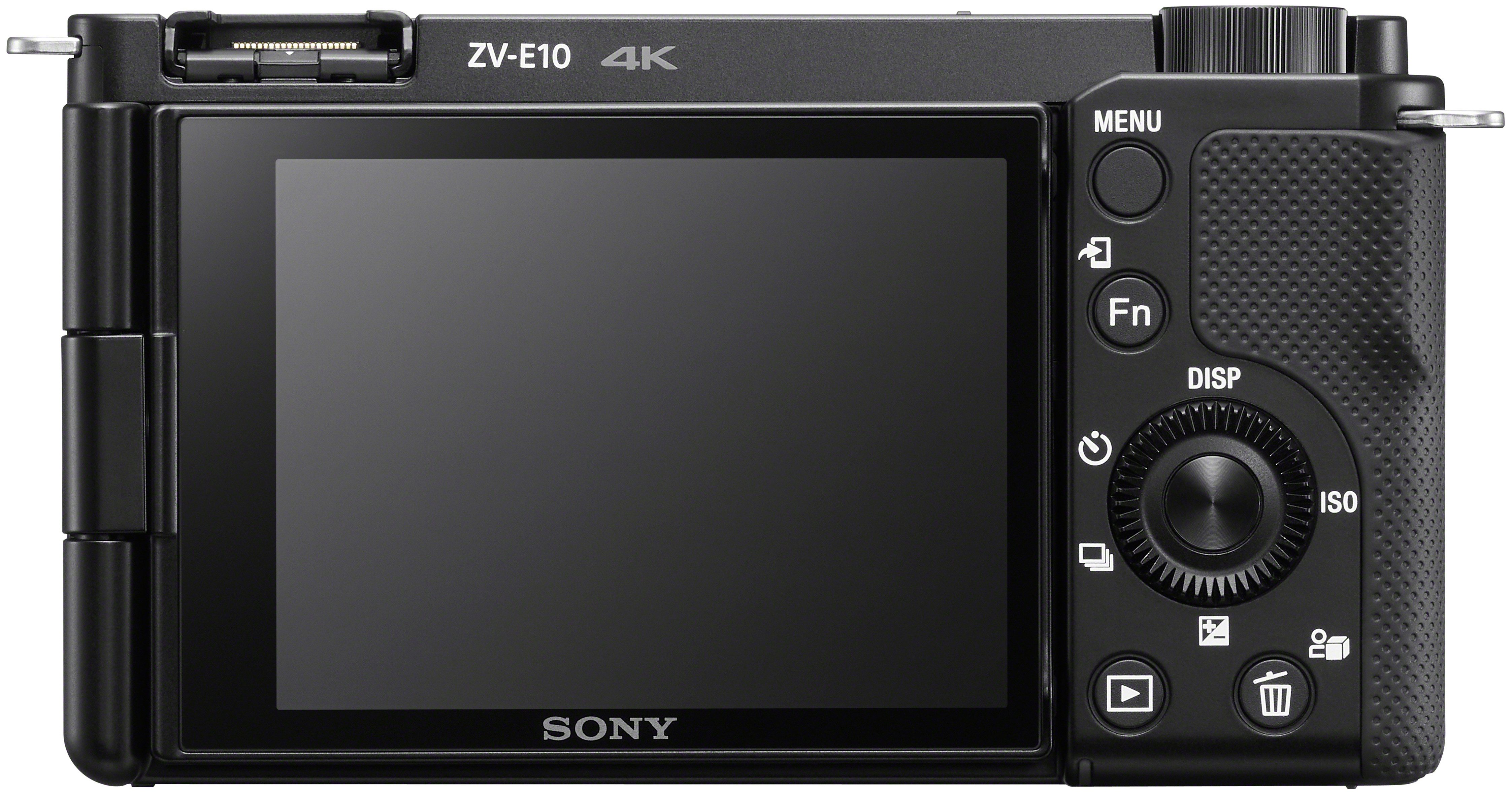 Sony Set: SEL35F18 Objektiv + ZVE10LBDI Systemkamera (Sony E 35mm F1.8 OSS, 24,2 MP, Bluetooth, WLAN, Spiegellose Vlog-Kamera 4K-Video, Echtzeit-Augen-Autofokus)