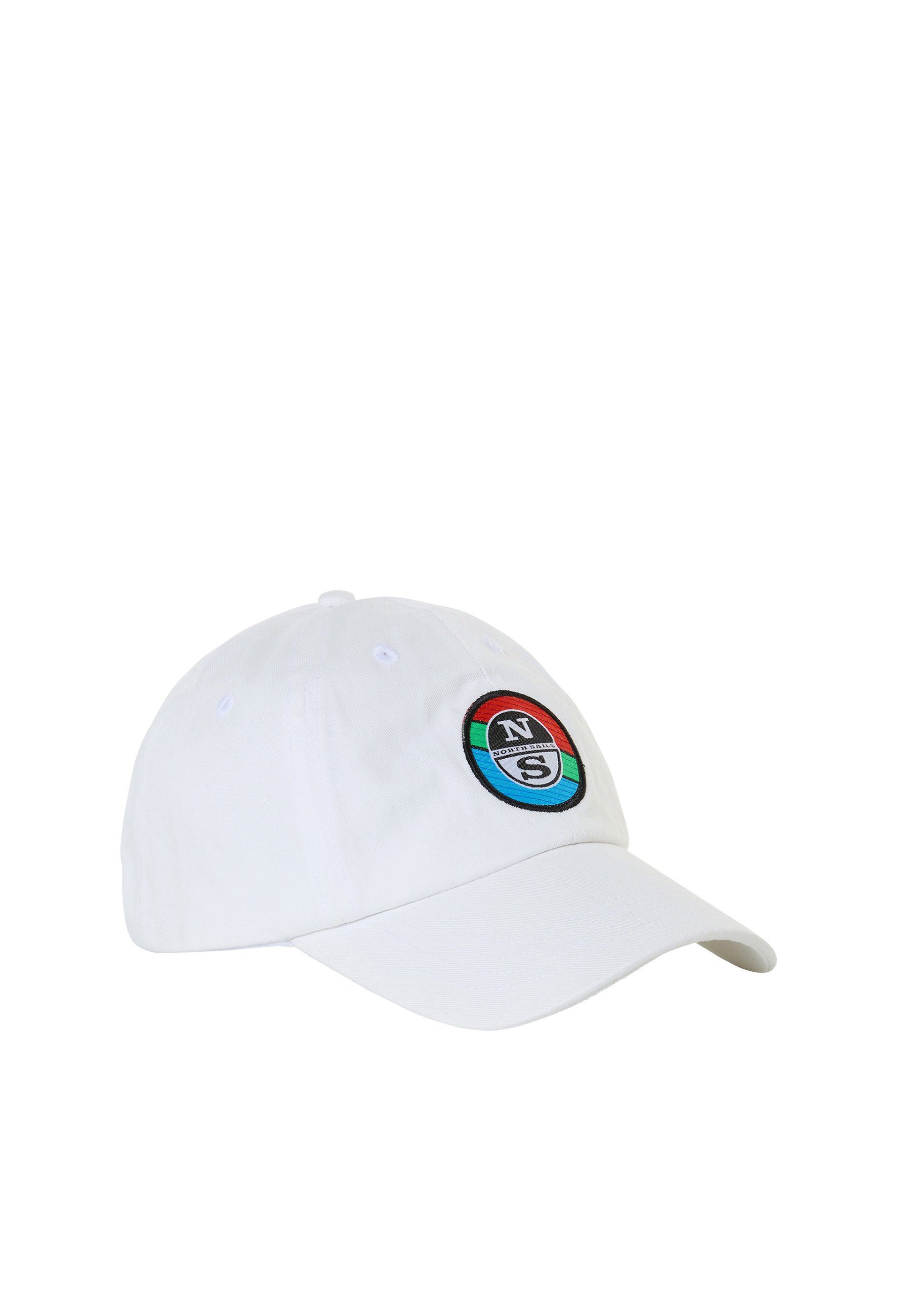 North Sails Baseball Cap Baseballmütze mit Schriftzug weiss | Baseball Caps