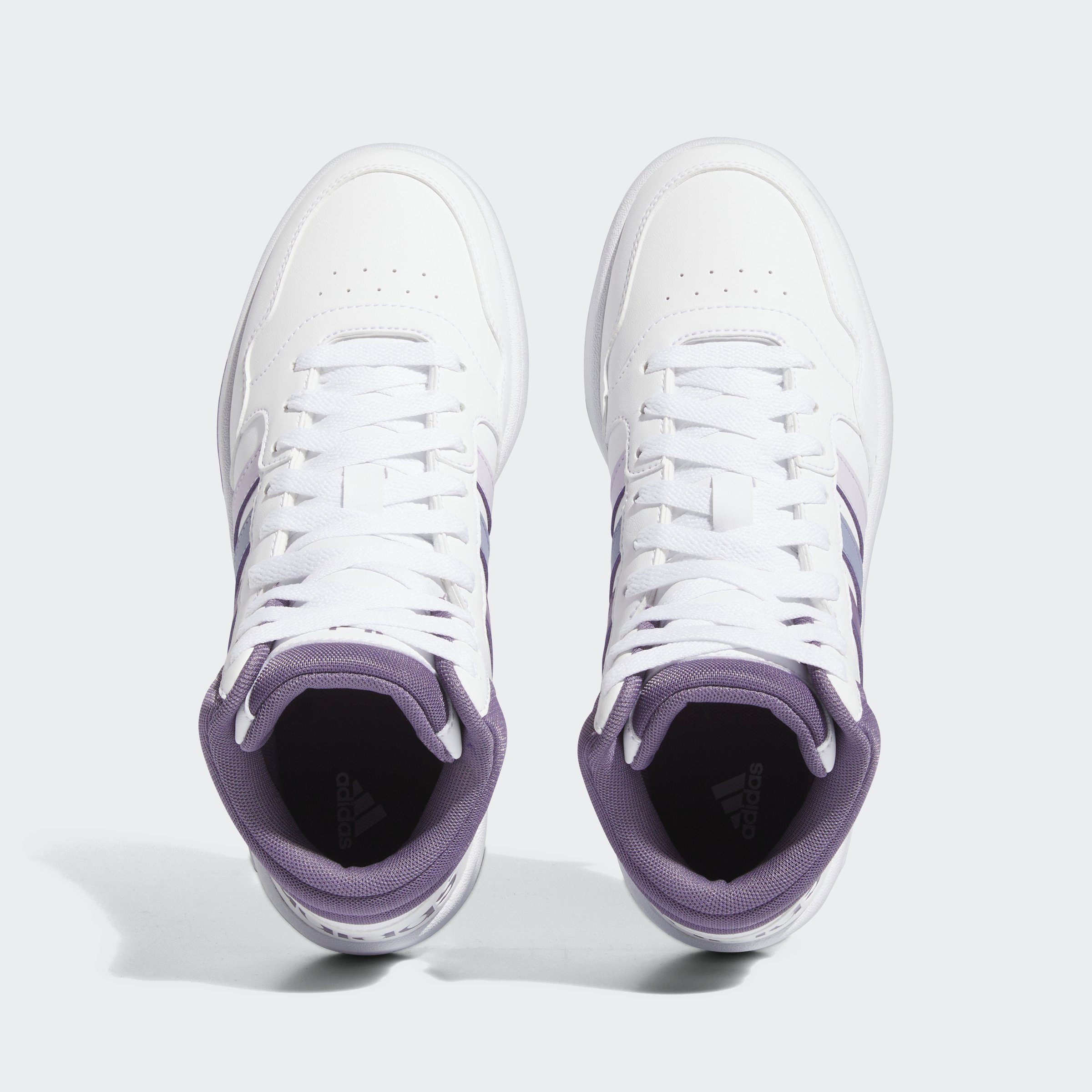adidas Sportswear HOOPS 3.0 Silver Dawn Cloud Violet / / Silver MID White Sneaker