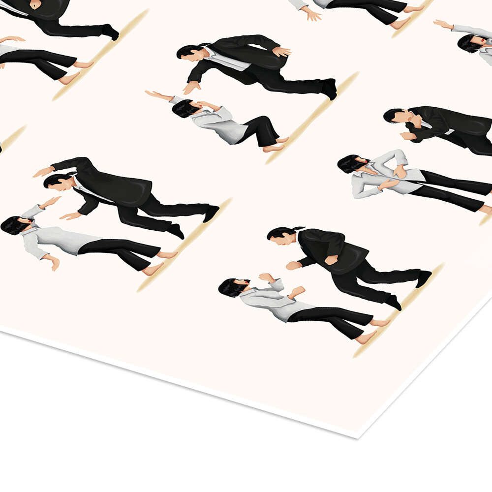 Posterlounge Wandbild Pulp Fiction Twist, Nour Tohme, erhältlich als Poster, Leinwandbild, Wandsticker oder Acrylglasbild