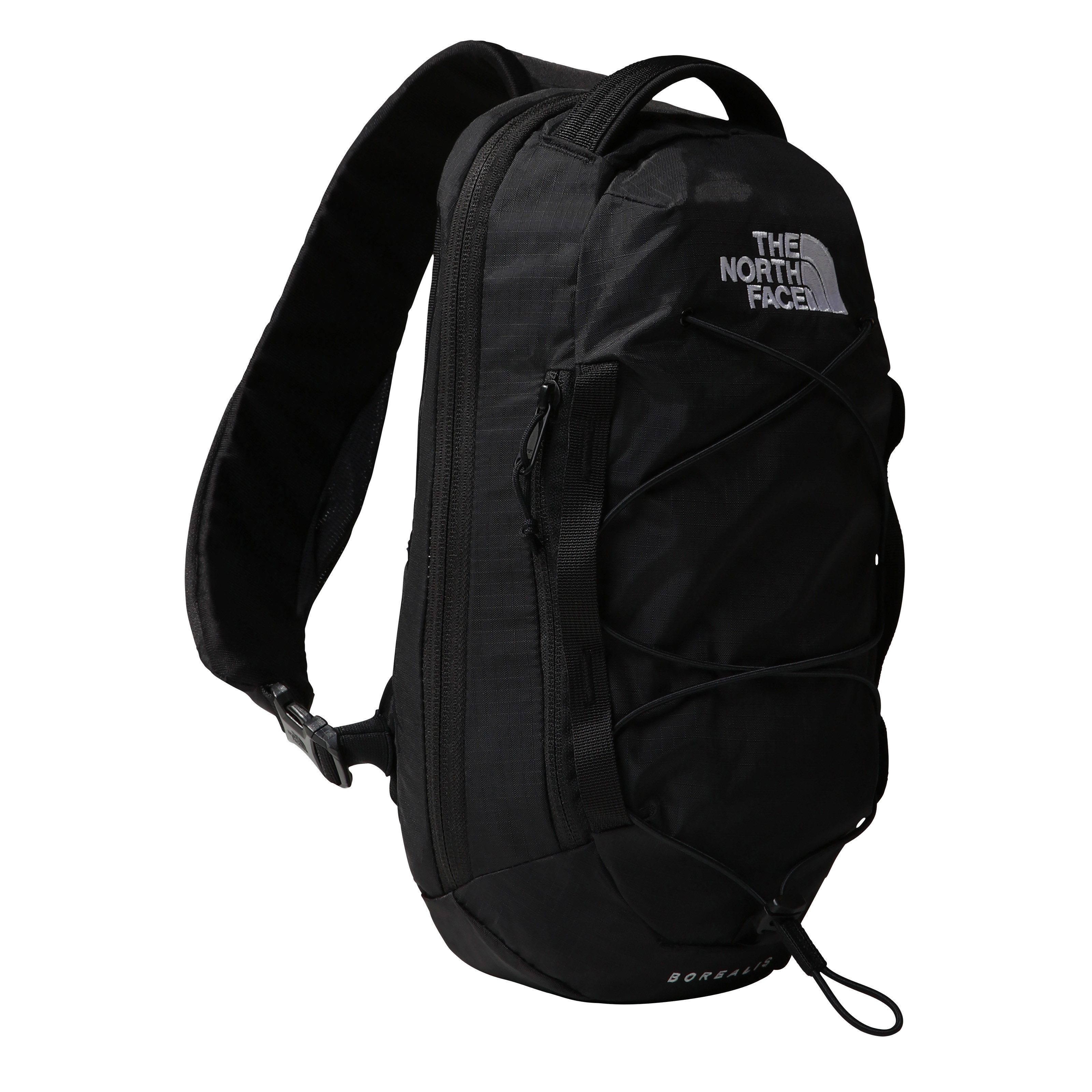 The North Face Umhängetasche Borealis Umhängetasche, mit Bungee-Aufbewahrungssystem, mit separater Trinkflaschentasche