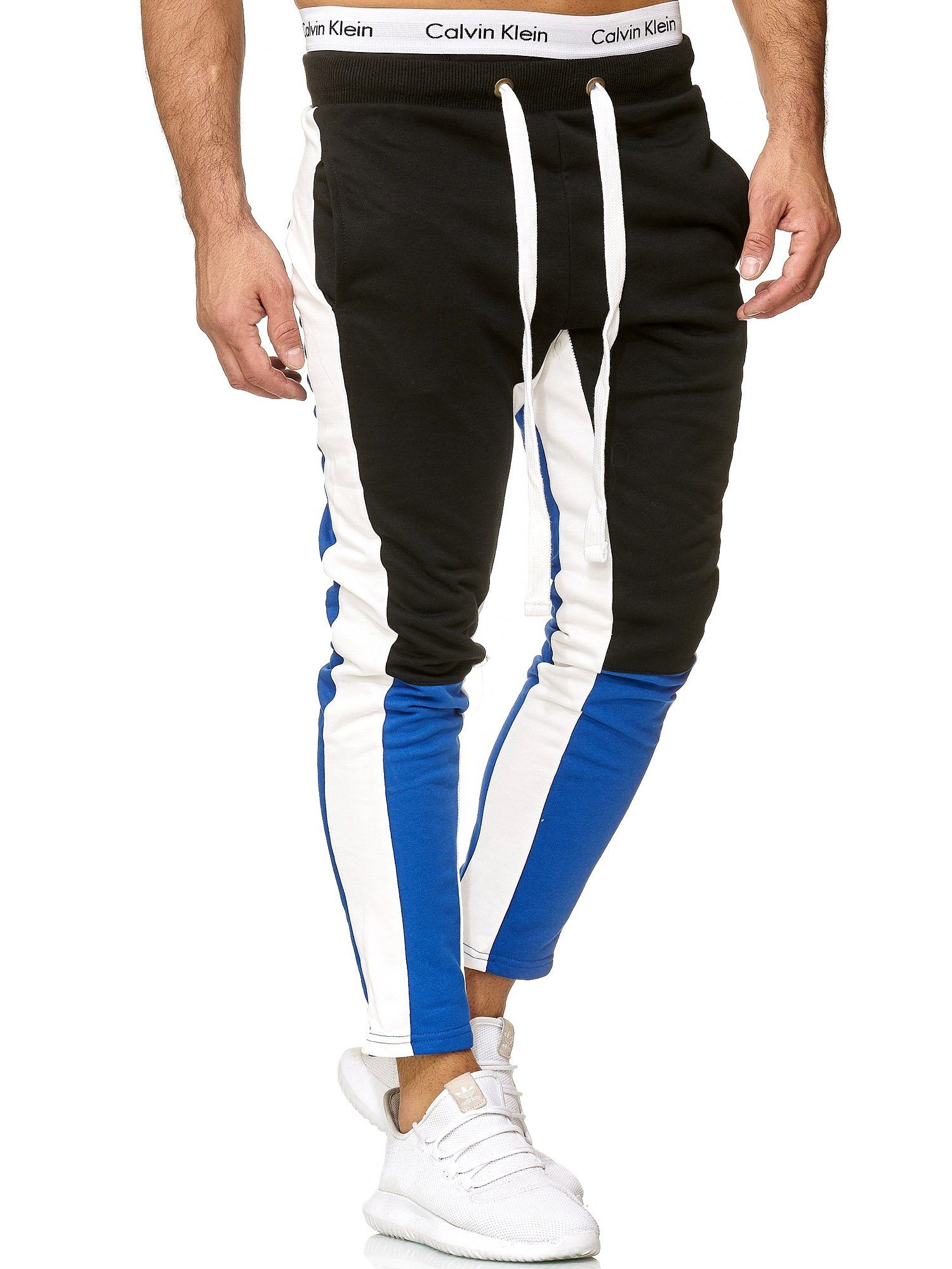 Sweatpants, OneRedox (Sporthose Fitness Blau Jogginghose 1-tlg) Freizeit Casual A10 Trainingshose