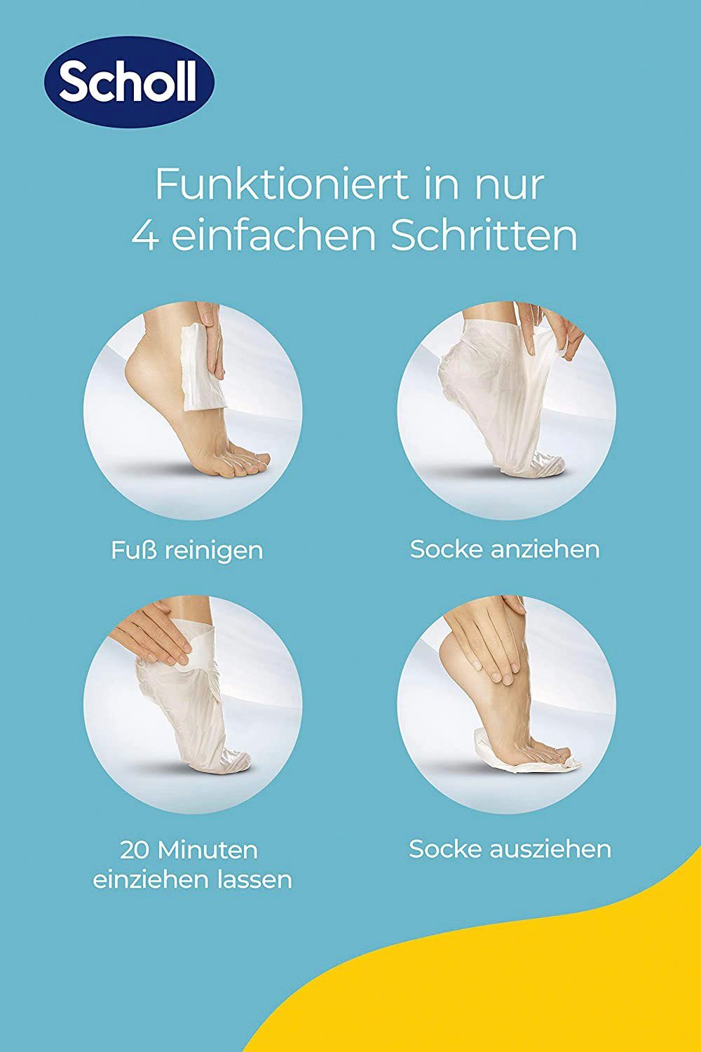 Scholl Fußmaske ExpertCare, mit pflegend intensiv Socken Vera Aloe in