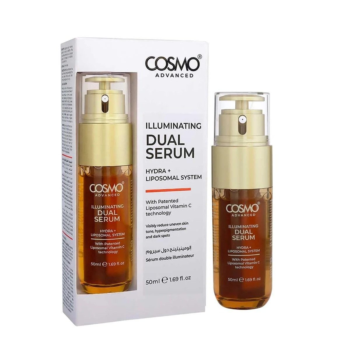 Advanced Gesichtsserum COSMO ADVANCED Beleuchtendes Doppelserum