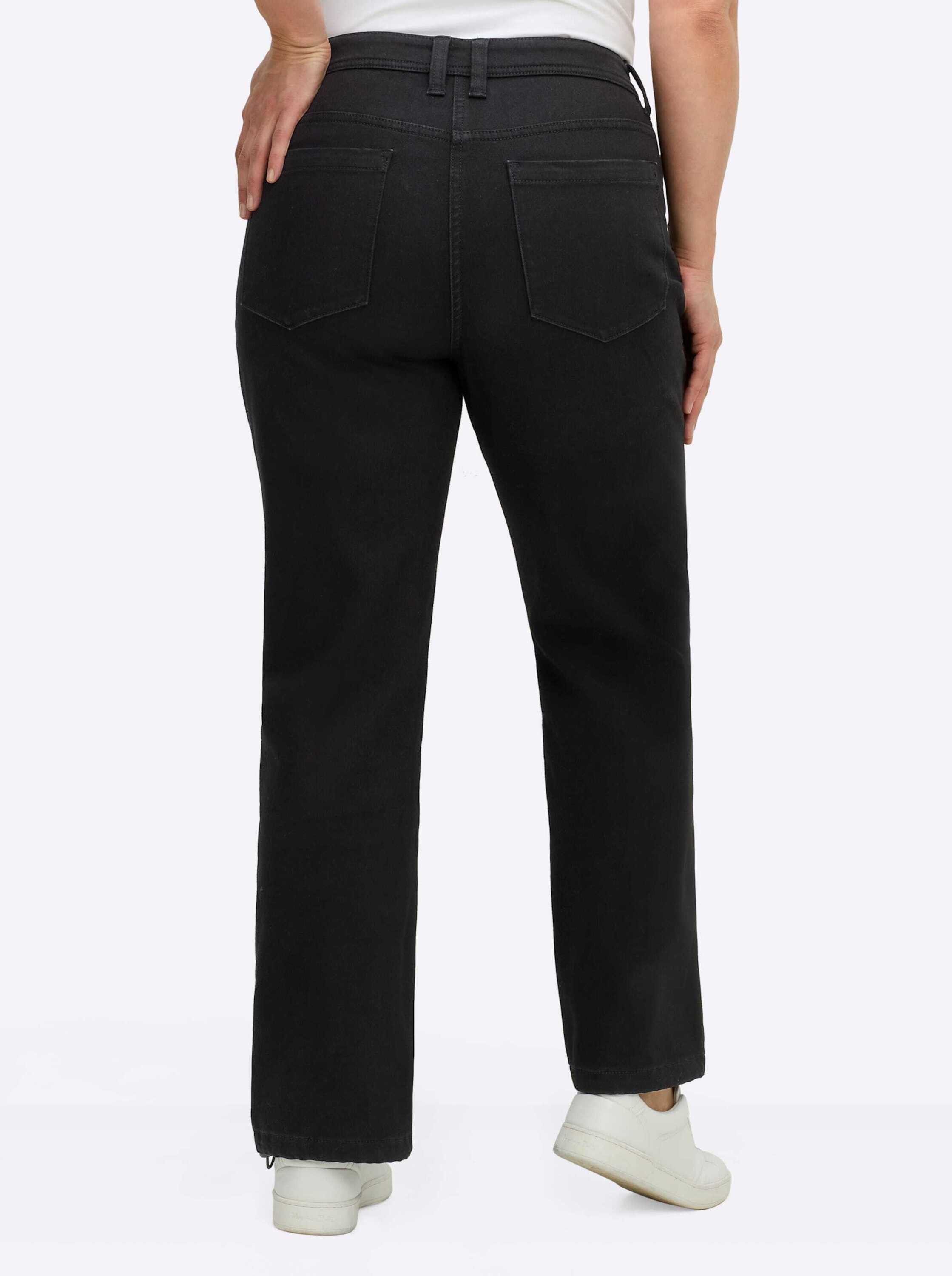 Sheego Jerseyhose Thermo-Jeans