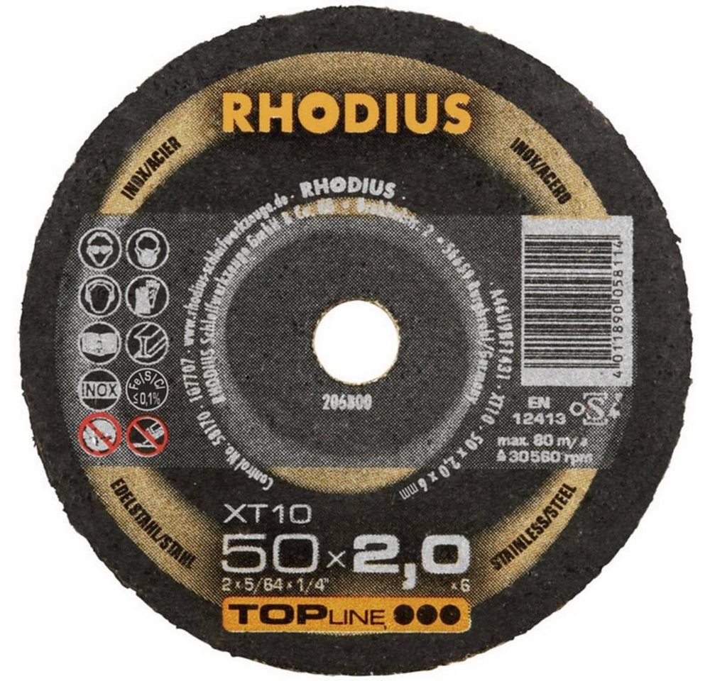 Thumbnail - Rhodius Trennscheibe Trennscheibe 50 x 2.0 x 6.0 mm