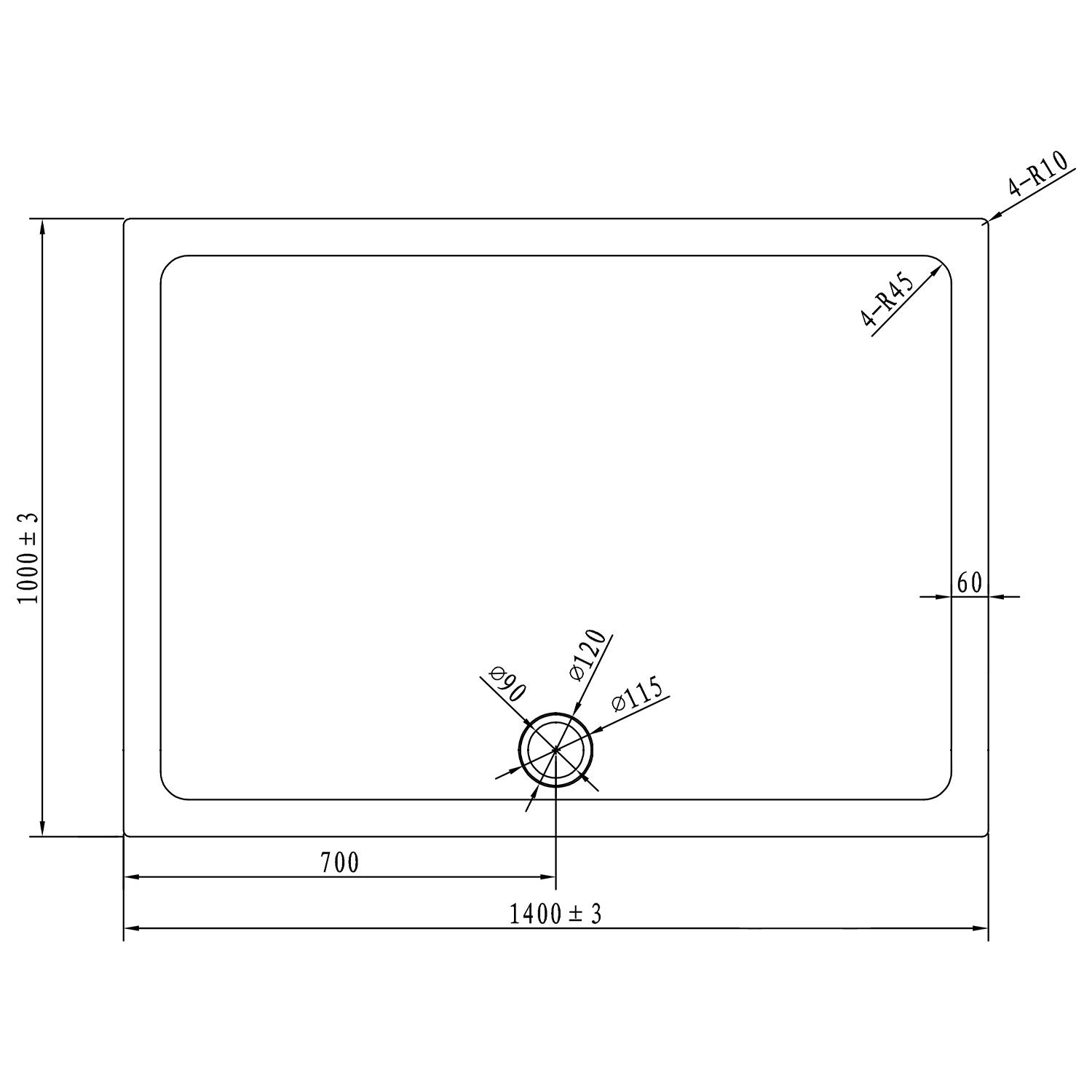 SONNI Duschwanne Rechteckige Quarzit-Duschwanne,Rutschfeste Duschwanne günstig online kaufen