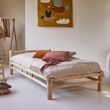 Tikamoon Kinderbett Kalif Kinder-Bett aus Teak massiv 90x190 cm