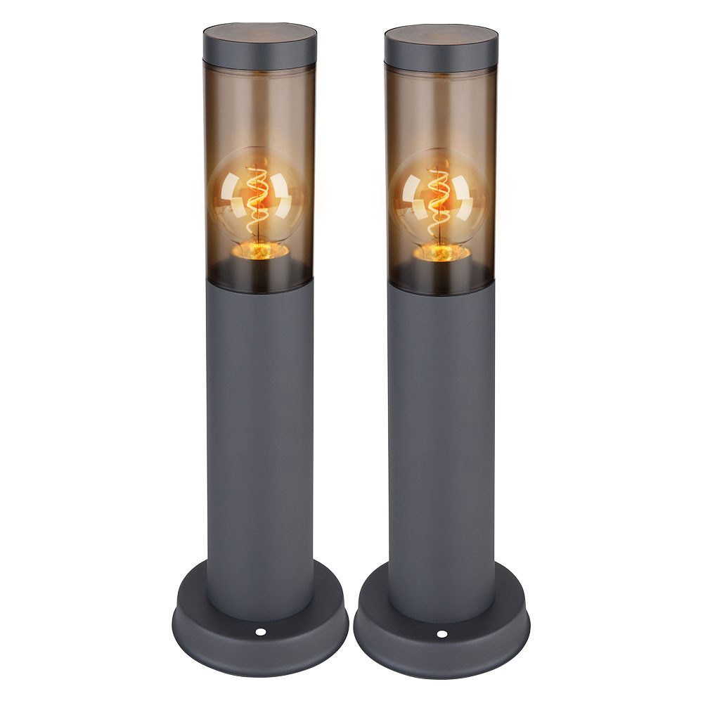 GLOBO LIGHTING Außen-Stehlampe, Leuchtmittel nicht inklusive, Sockelleuchte günstig online kaufen