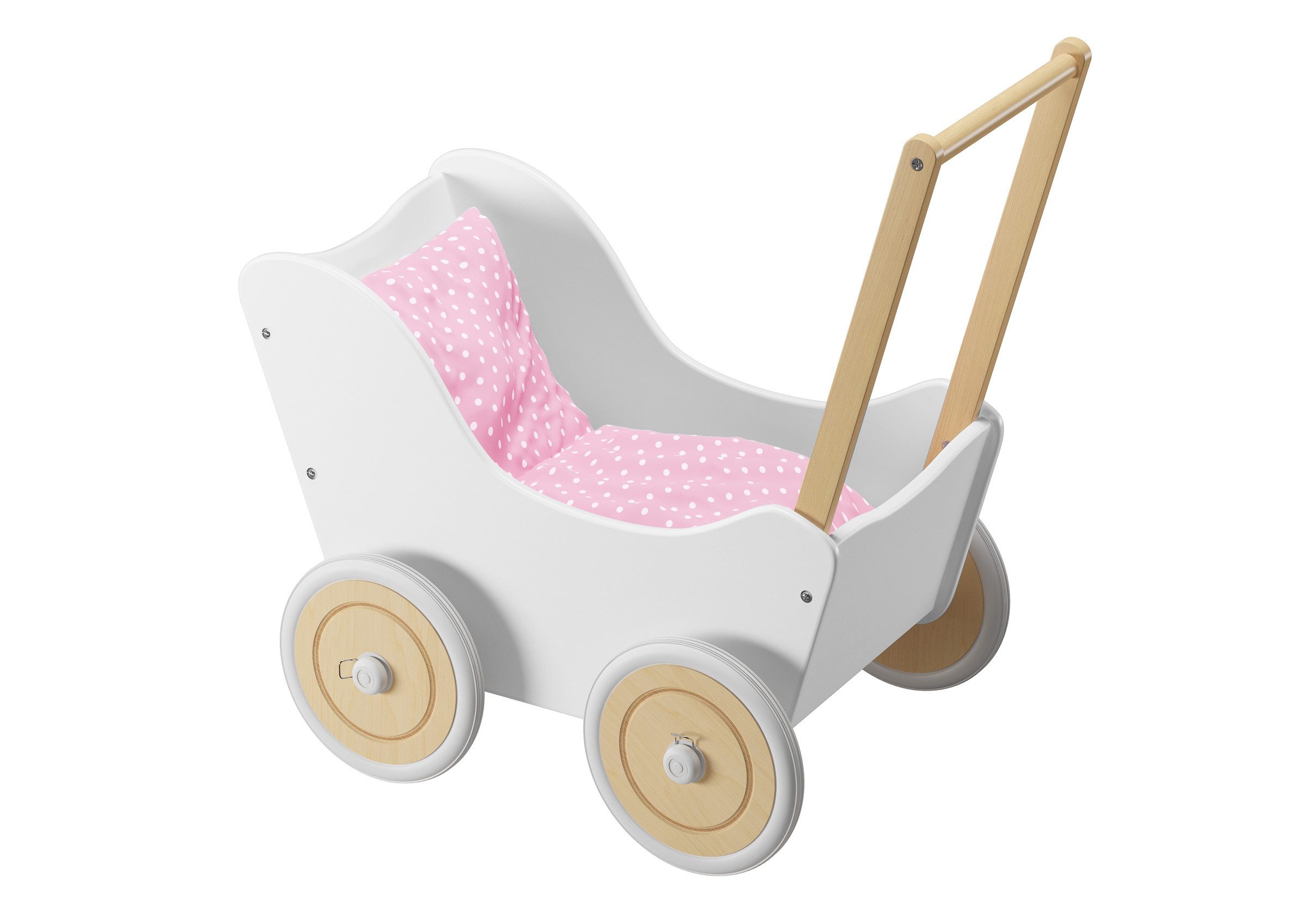 ERST-HOLZ Puppenwagen Puppenwagen als Lauflernhilfe in Verschiedenen Farben günstig online kaufen