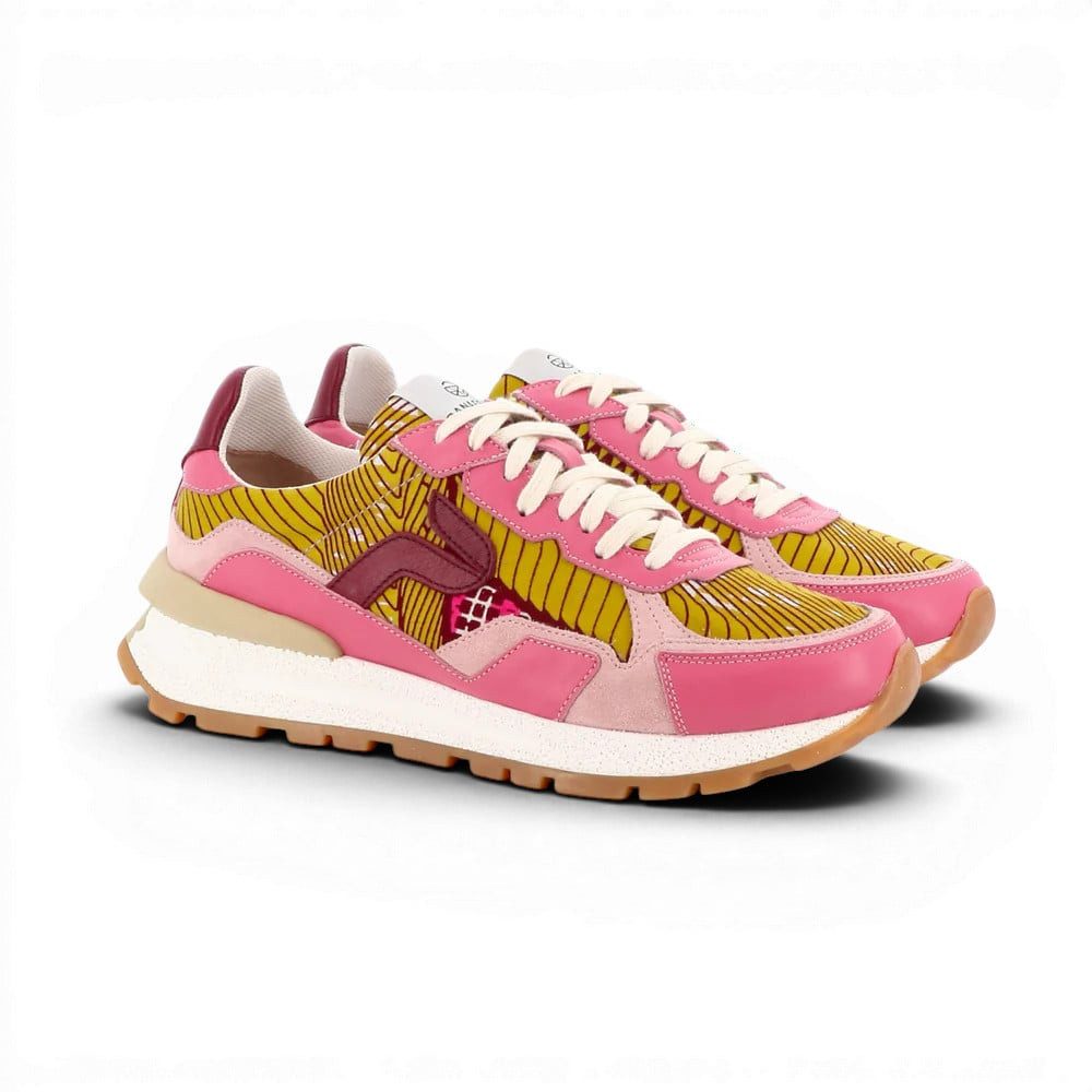 Akanda Pink bunt Damen Sneaker