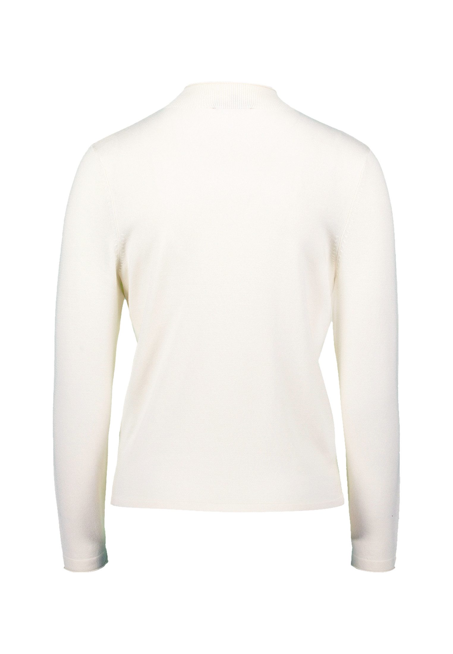 Zero Strickpullover Damen mit hohem Kragen (1-tlg) Plain/ohne Details