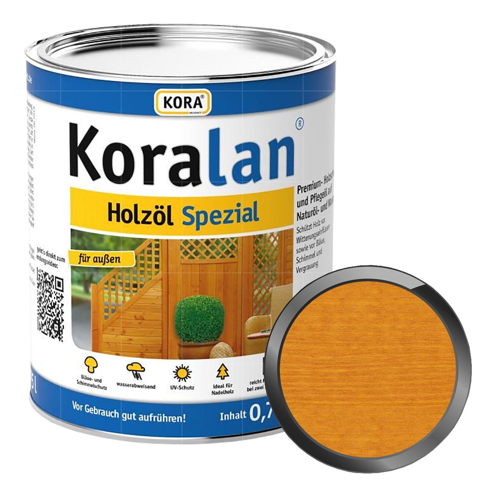 KORA Holzöl Koralan Holzöl-Spezial - 0.75 Ltr