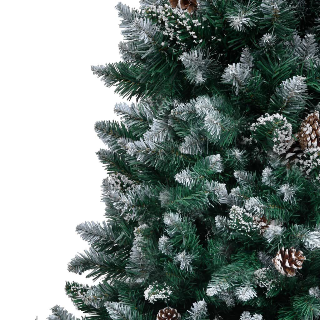 furnicato Künstlicher Weihnachtsbaum mit Zapfen Schnee 240 und cm