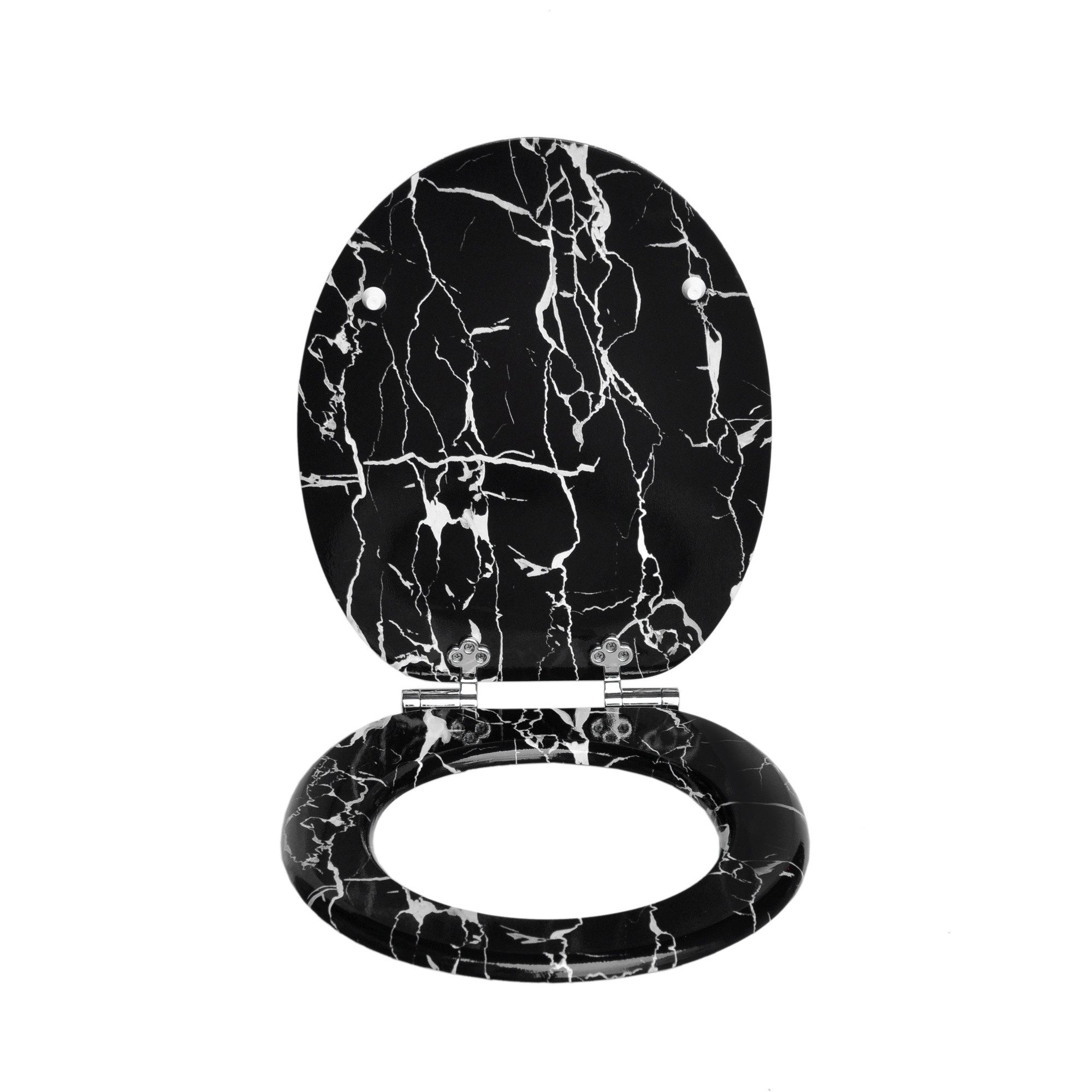 Elegear WC-Sitz Mehrere Stile, toilettendeckel mit absenkautomatik, einfache Montage (1-St), Hochwertige Toilettensitz aus MDF, abnehmbar klodeckel, Quick-Release