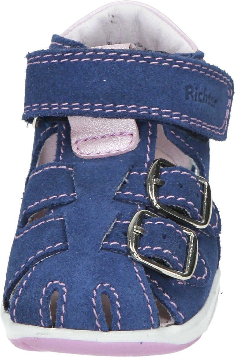 Richter Sandaletten Outdoorsandale aus Leder echtem blau