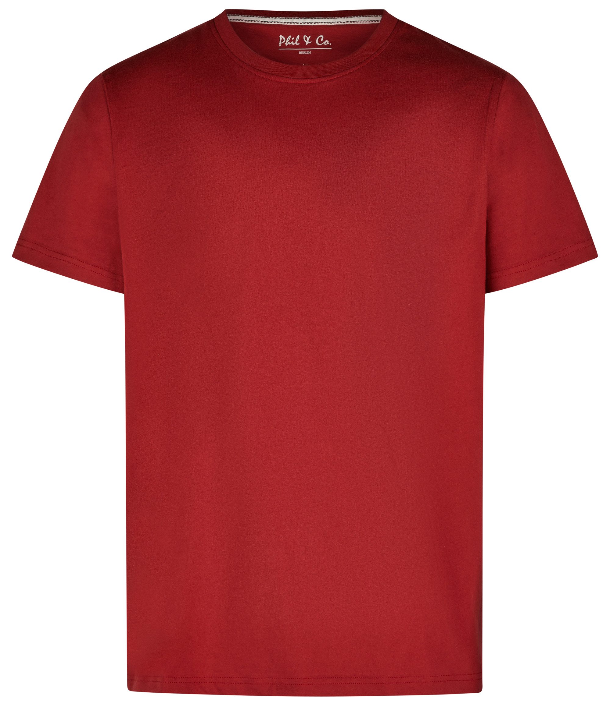 Phil & Co. Pyjamaoberteil Chill Factor (Packung, 1-tlg., 1-teilig) Herren Schlafanzugshirt Kurzarm Baumwolle T-Shirt