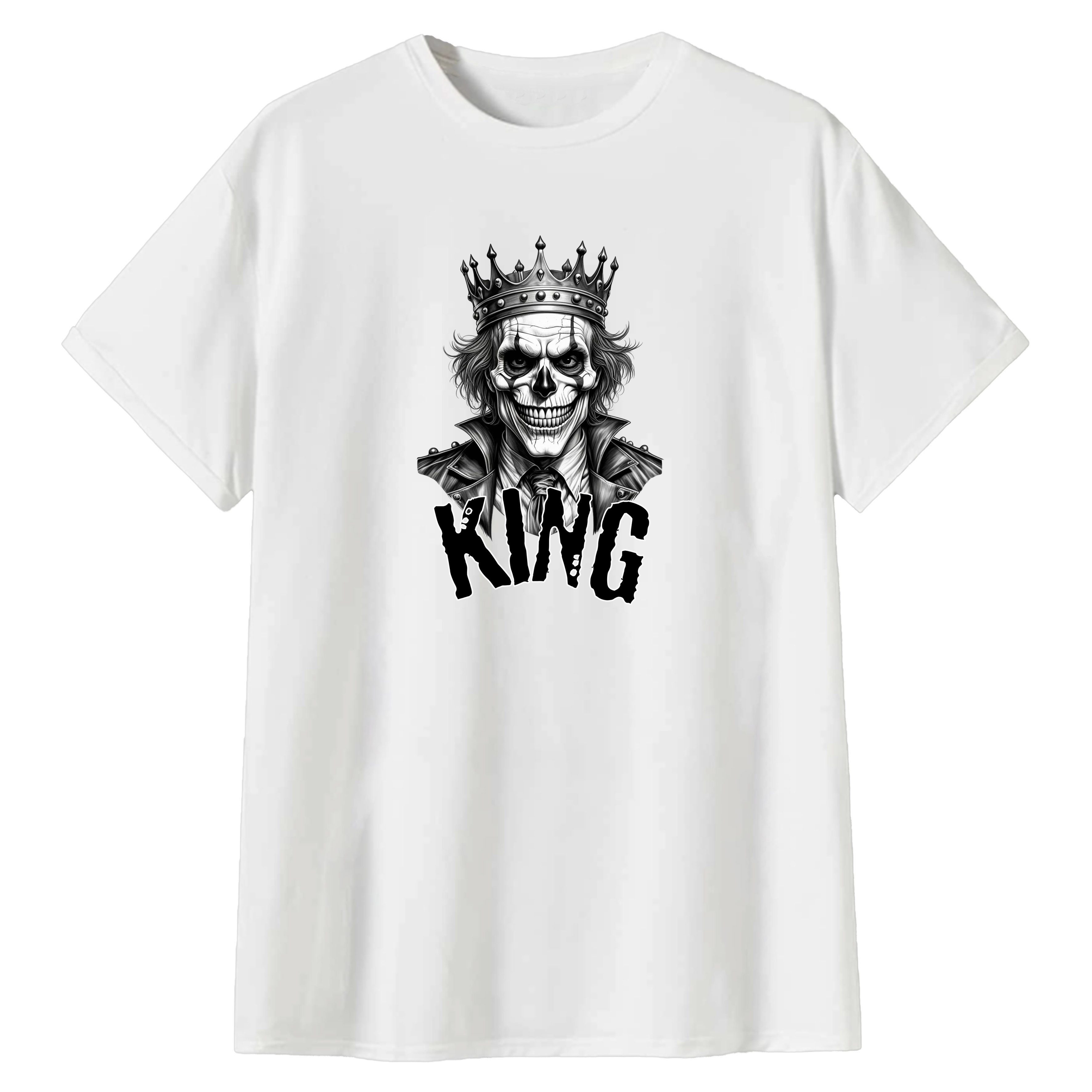Banco T-Shirt Herren "KING" mit Totenkopf-König günstig online kaufen