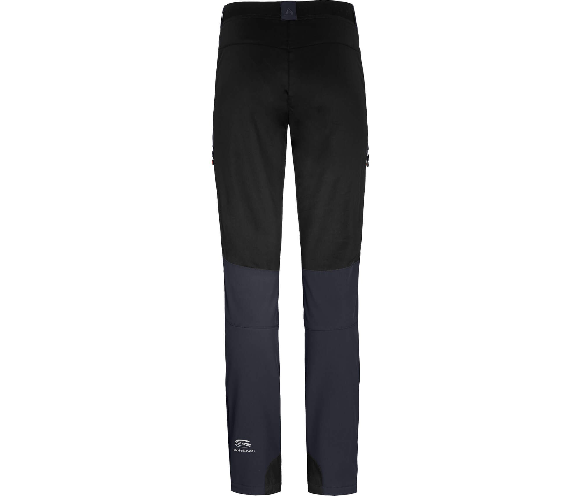 Innenfleece Softshellhose, Damen Nacht Outdoorhose mit Gesäßeinsatz, Normalgrößen, blau BRYNE voll Winter elastischem Bergson und warmem