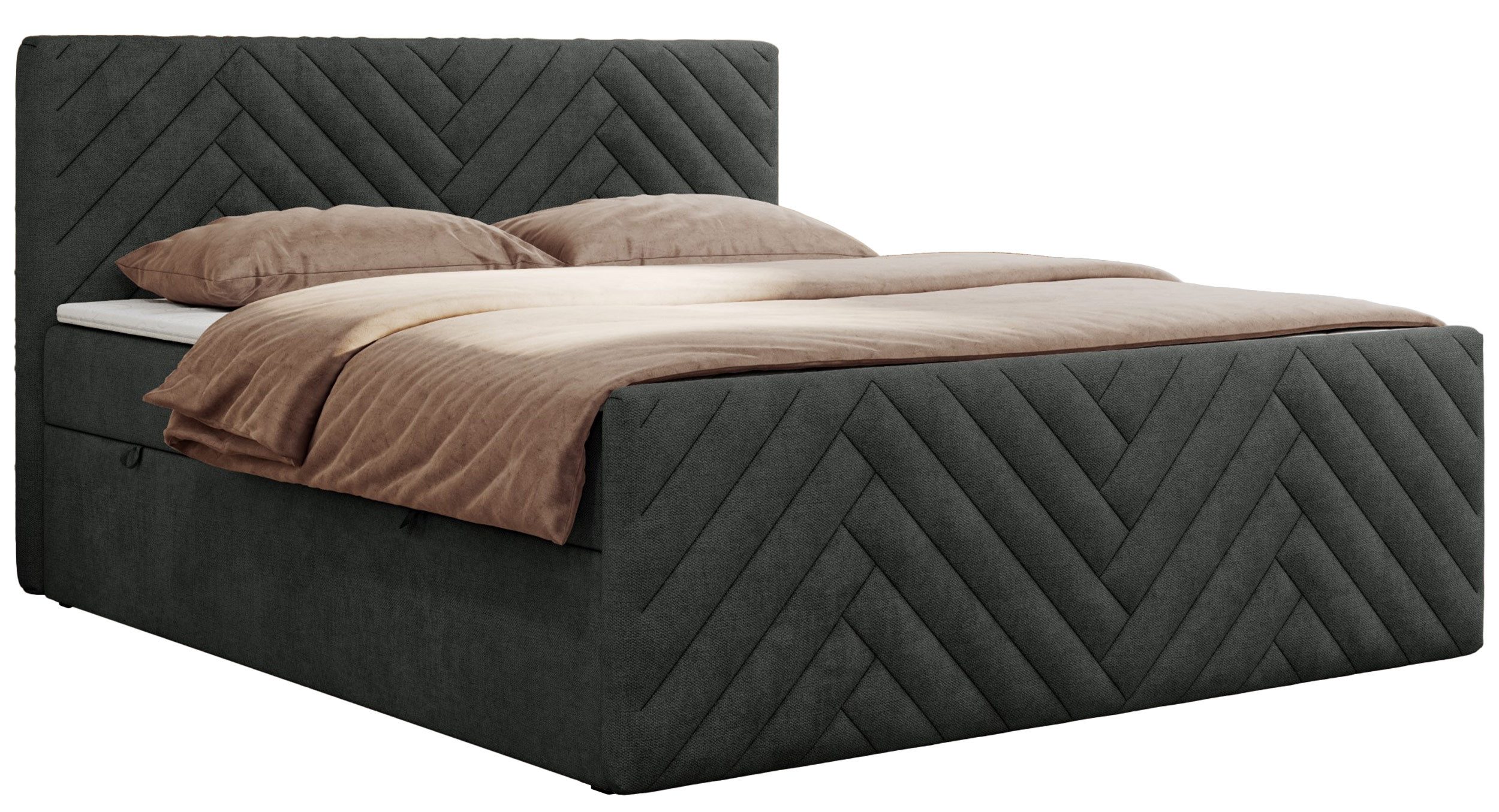 MKS MÖBEL Boxspringbett PARIS DUO (Packung, günstig online kaufen