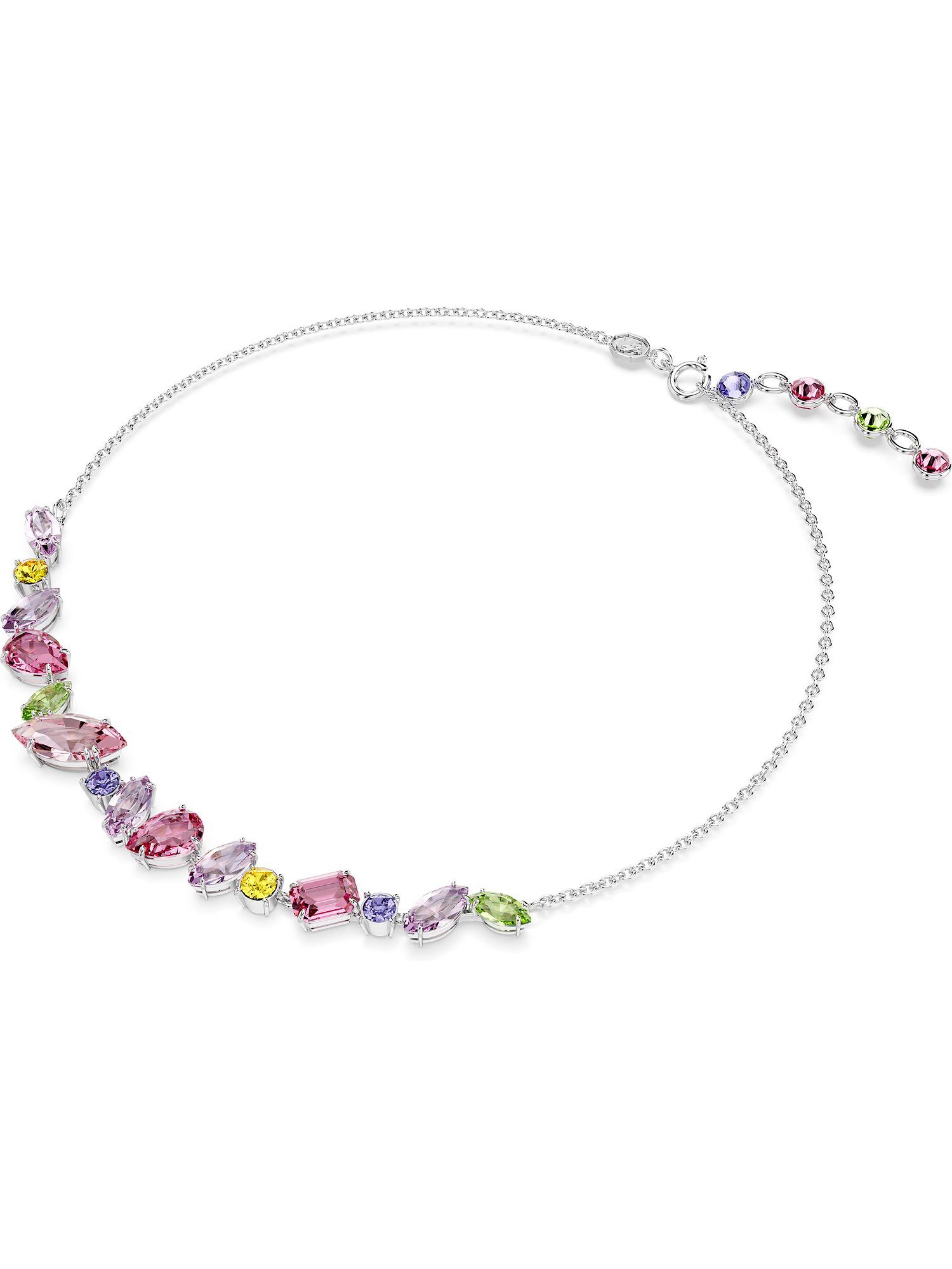 Collier Swarovski Damen-Kette Metall Swarovski-Kristall