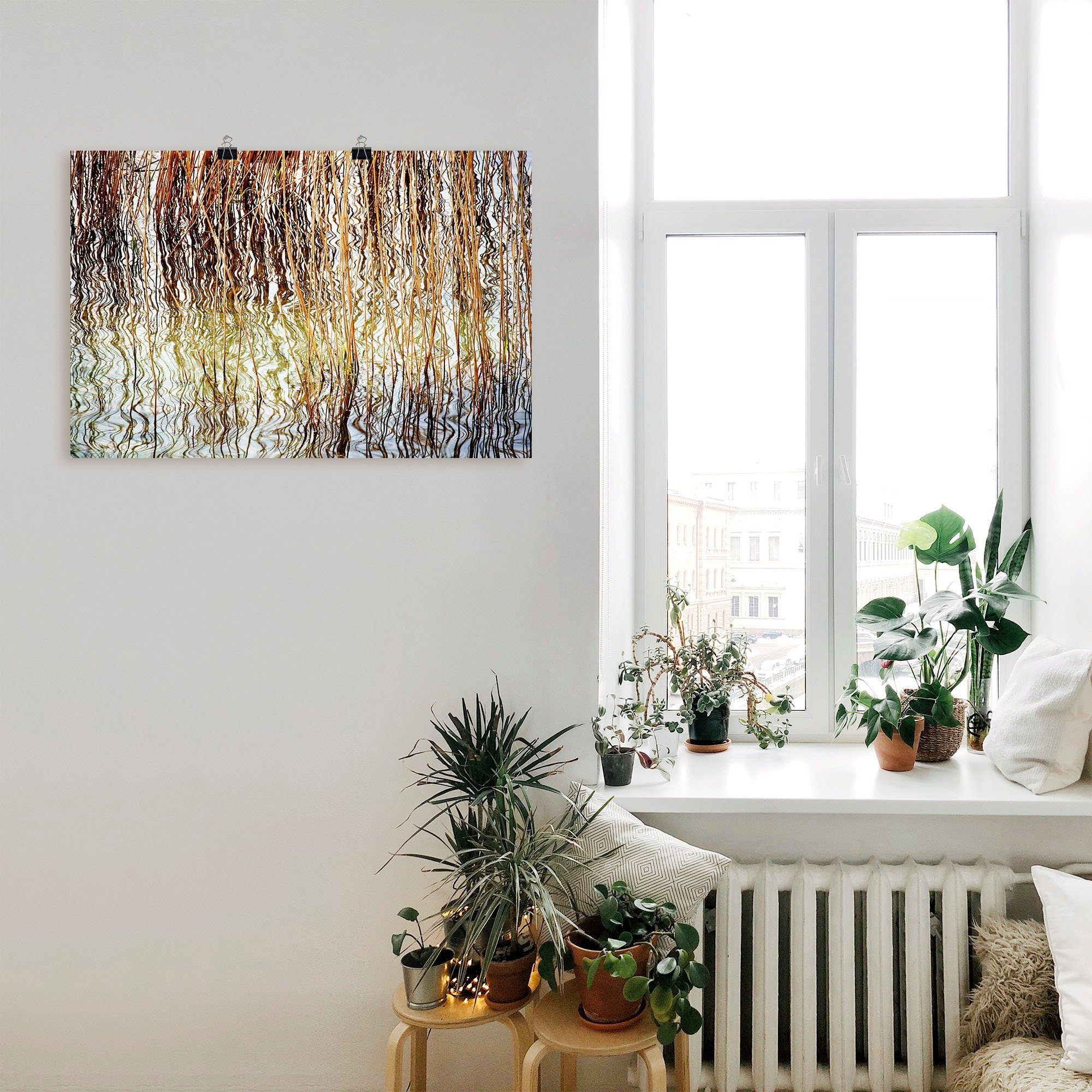 Artland Wandbild »Schilfrohr«, Gräser (1 Stück), in vielen Größen & Produktarten - Alubild / Outdoorbild für den Außenbereich, Leinwandbild, Poster, Wandaufkleber / Wandtattoo auch für Badezimmer geeignet-kaufen