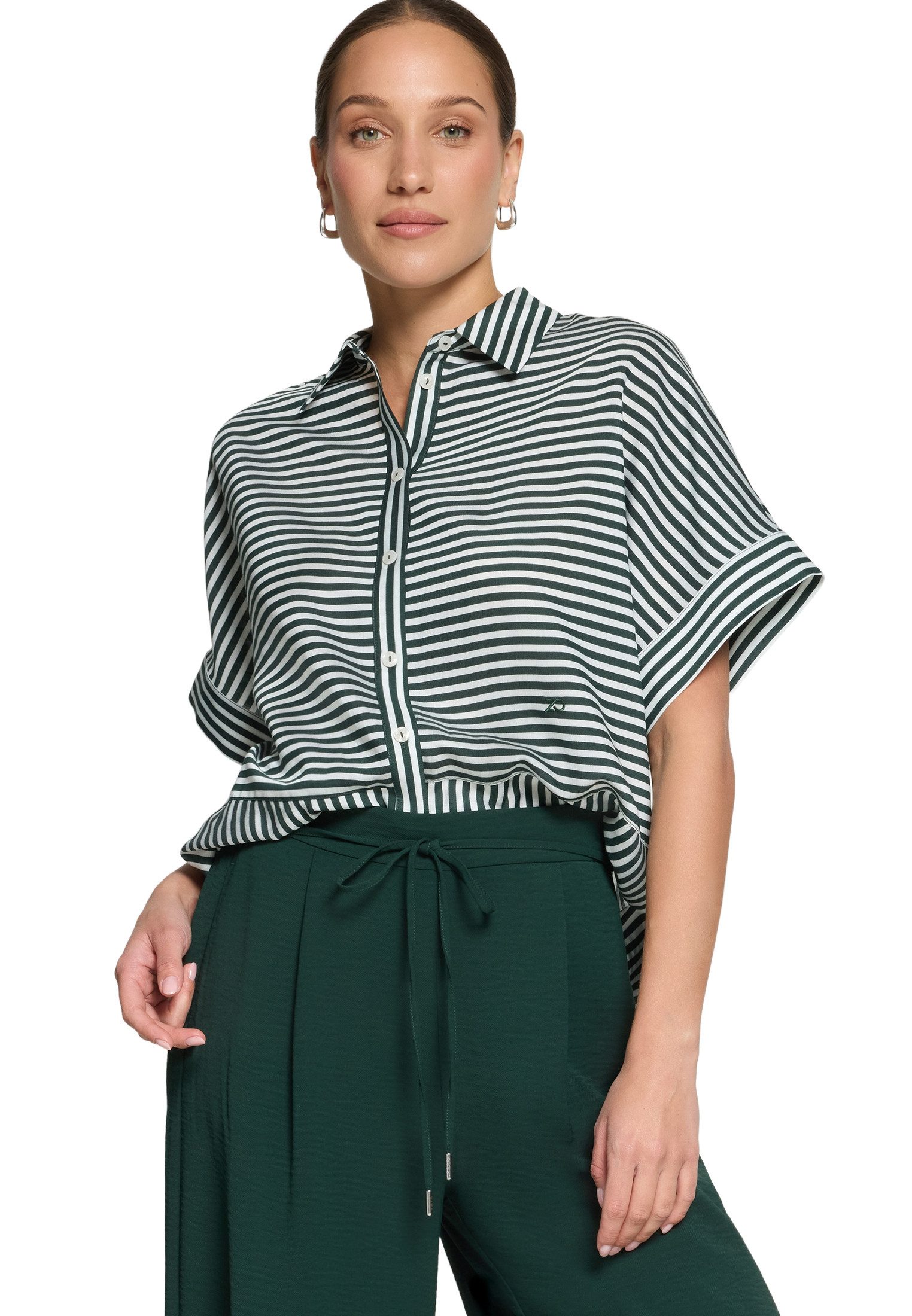 Zero Hemdbluse Damen mit Streifen