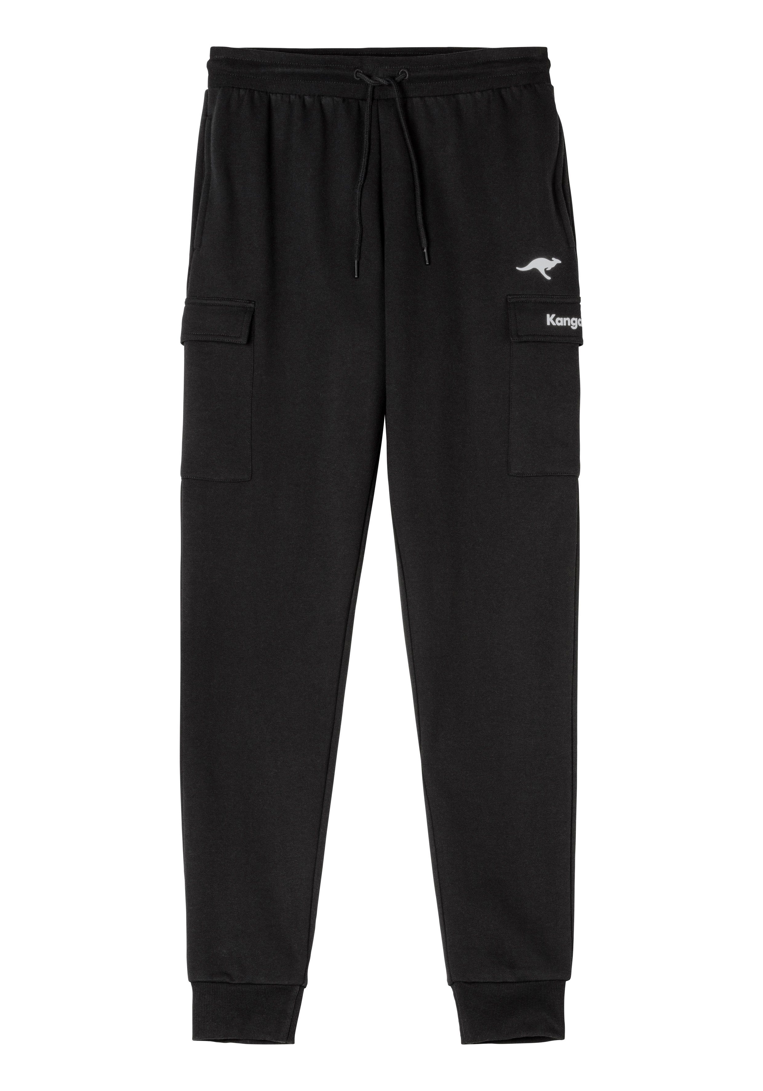 KangaROOS Sweathose Jogginghose mit Kordel, Relaxhose leichte Sweat-Qualtität