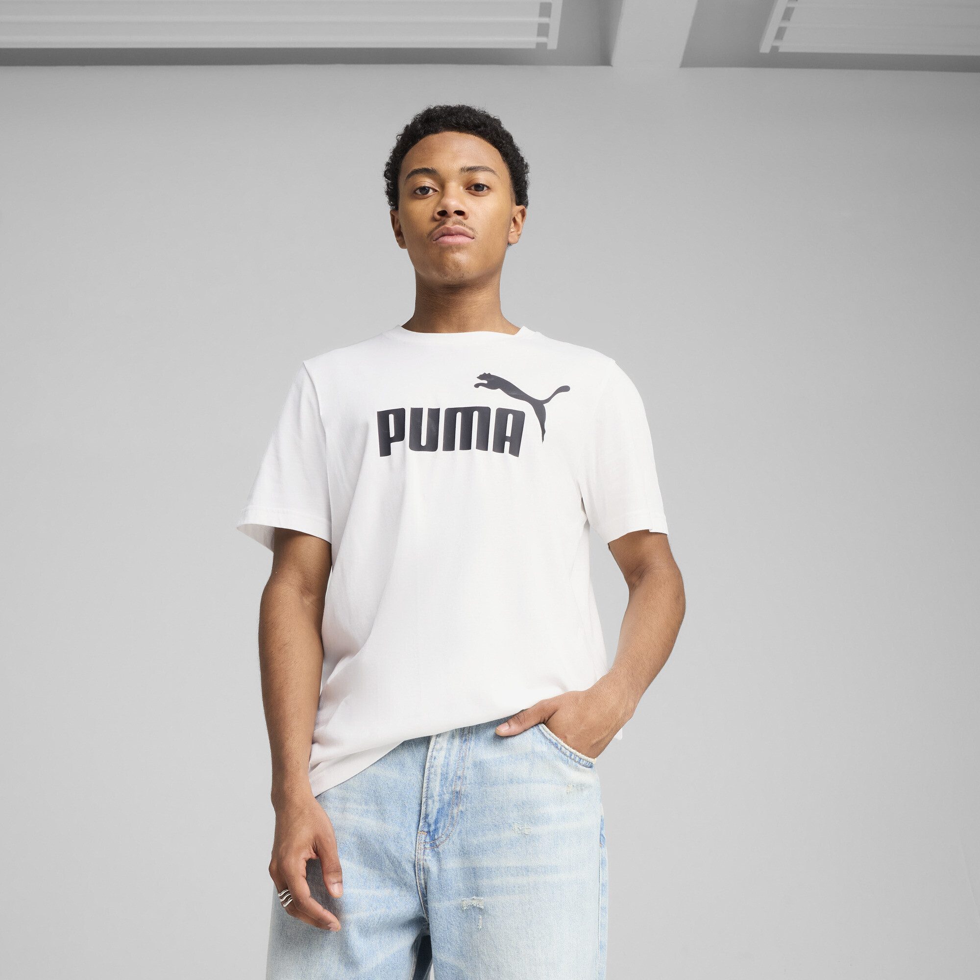 PUMA T-Shirt "Essentials No. 1 Logo T-Shirt Herren" günstig online kaufen