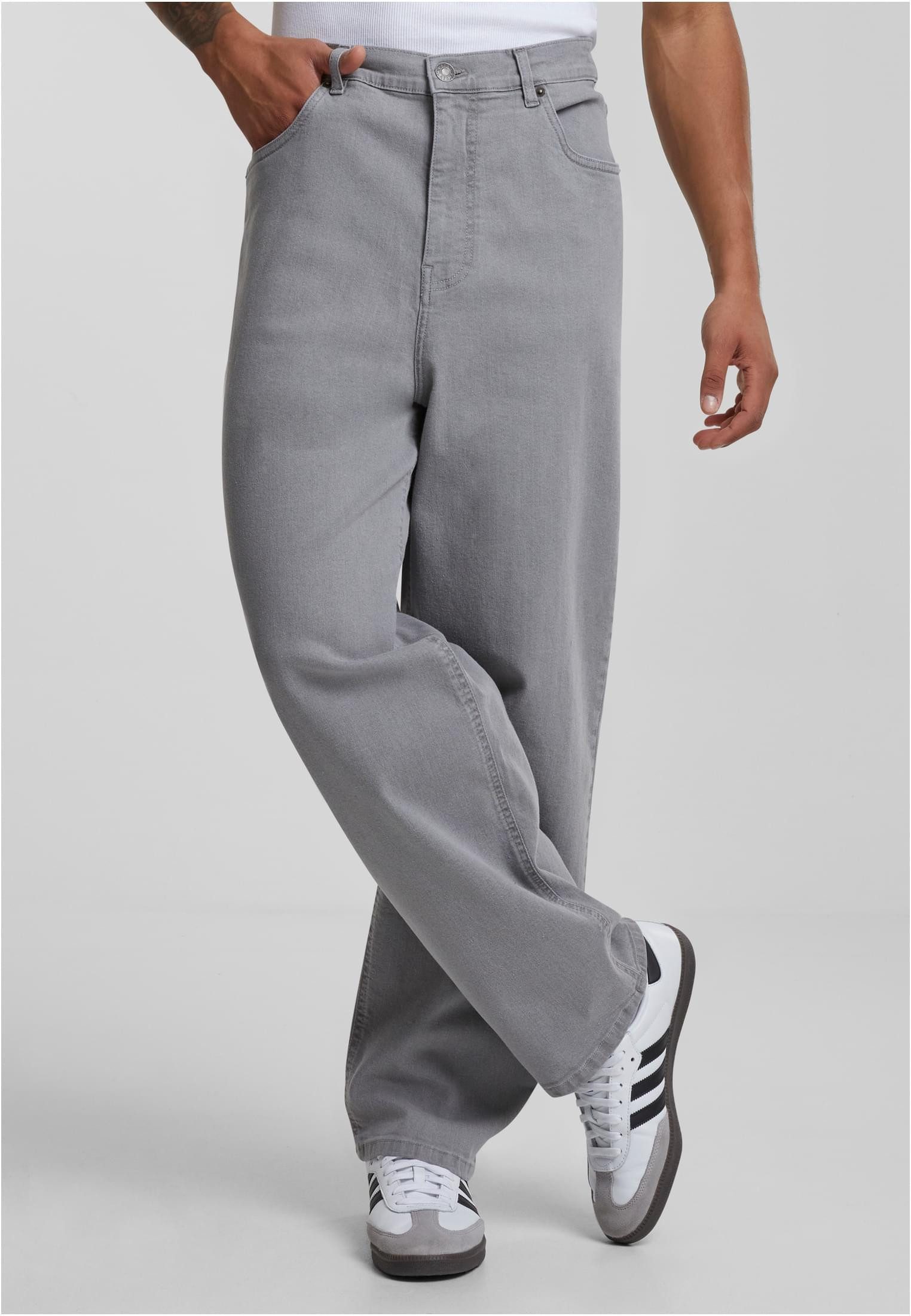URBAN CLASSICS Funktionshose 90´s Heavy Denim Pants Herren Hosen Jeans