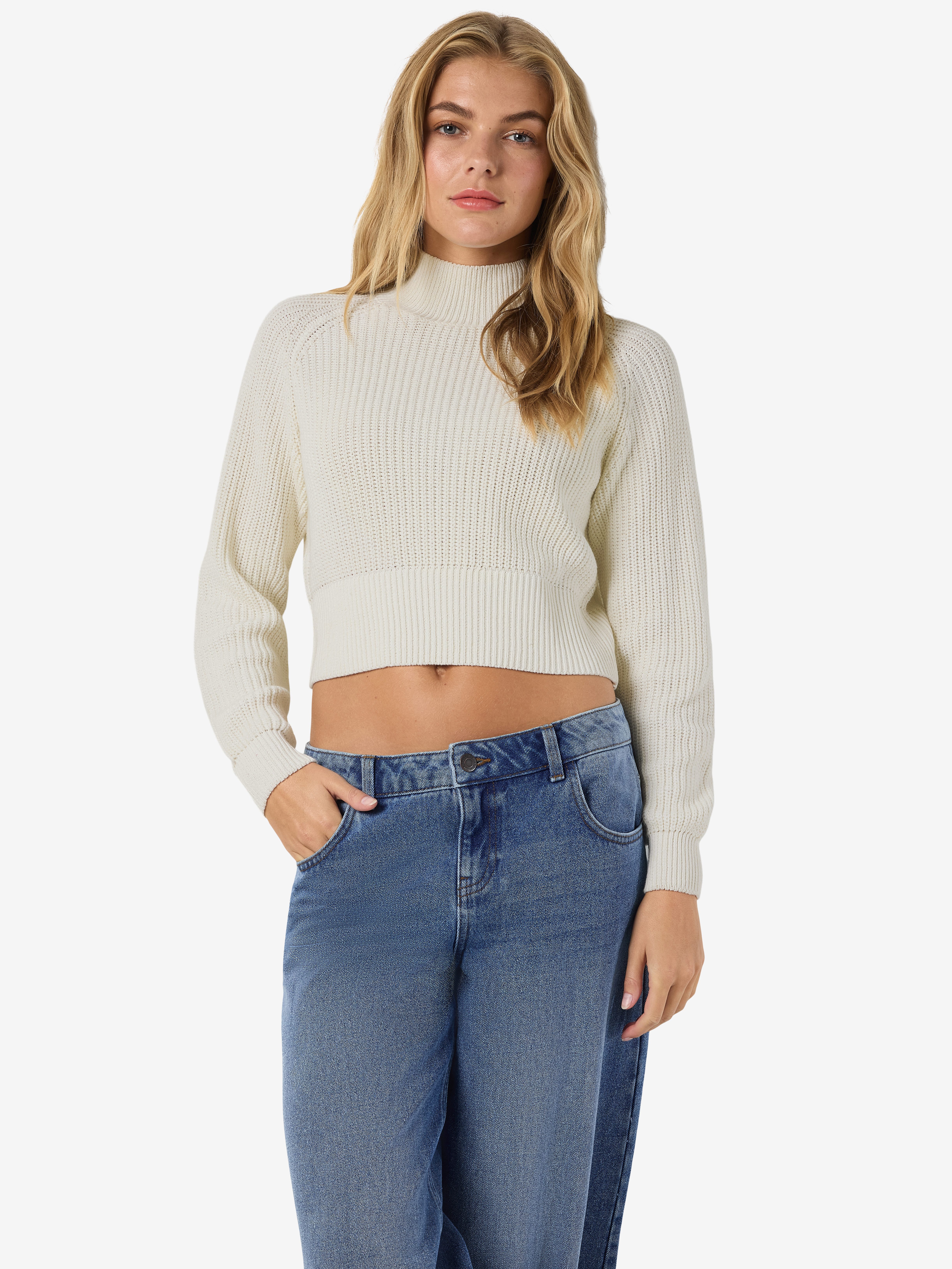 Noisy may Stehkragenpullover NMDARA L/S HIGH NECK KNIT FWD NOOS