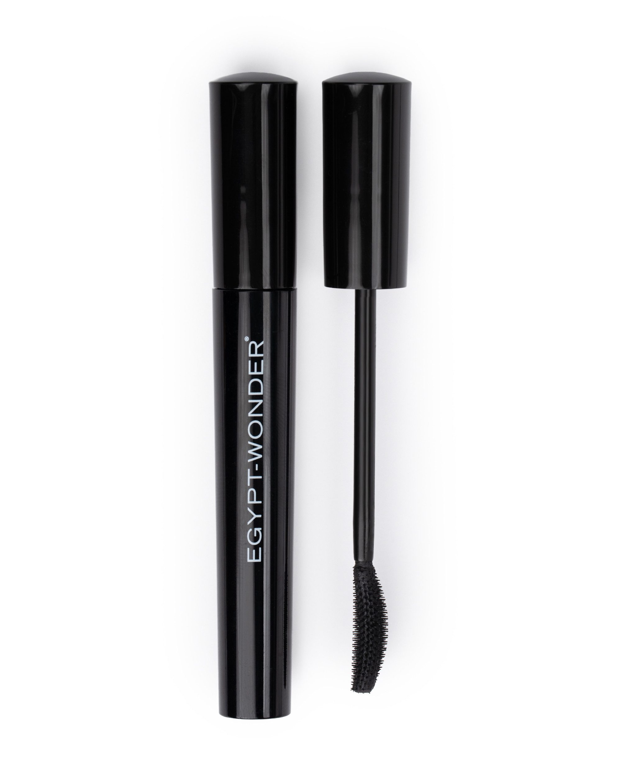 EGYPT-WONDER Mascara Wasserresistente Wimperntusche 8,5 ml, 1-tlg., – Intensiv Schwarz – Volumen, Länge & Definition –, Wischfest bei Feuchtigkeit & Tränen – Langanhaltender Augenaufschlag
