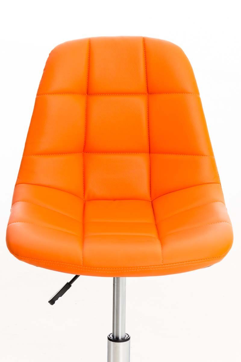 Kunstleder, höhenverstellbar orange und drehbar Schreibtischstuhl Emil CLP