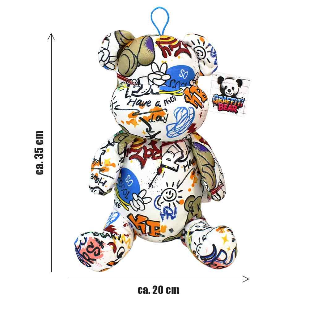PMS Kuscheltier Graffiti Teddy "Jones" - ca. 32 cm (1-St)