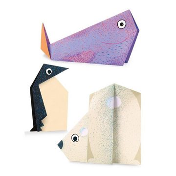 DJECO Kreativset DJ08777 Origami: Tiere der Arktis