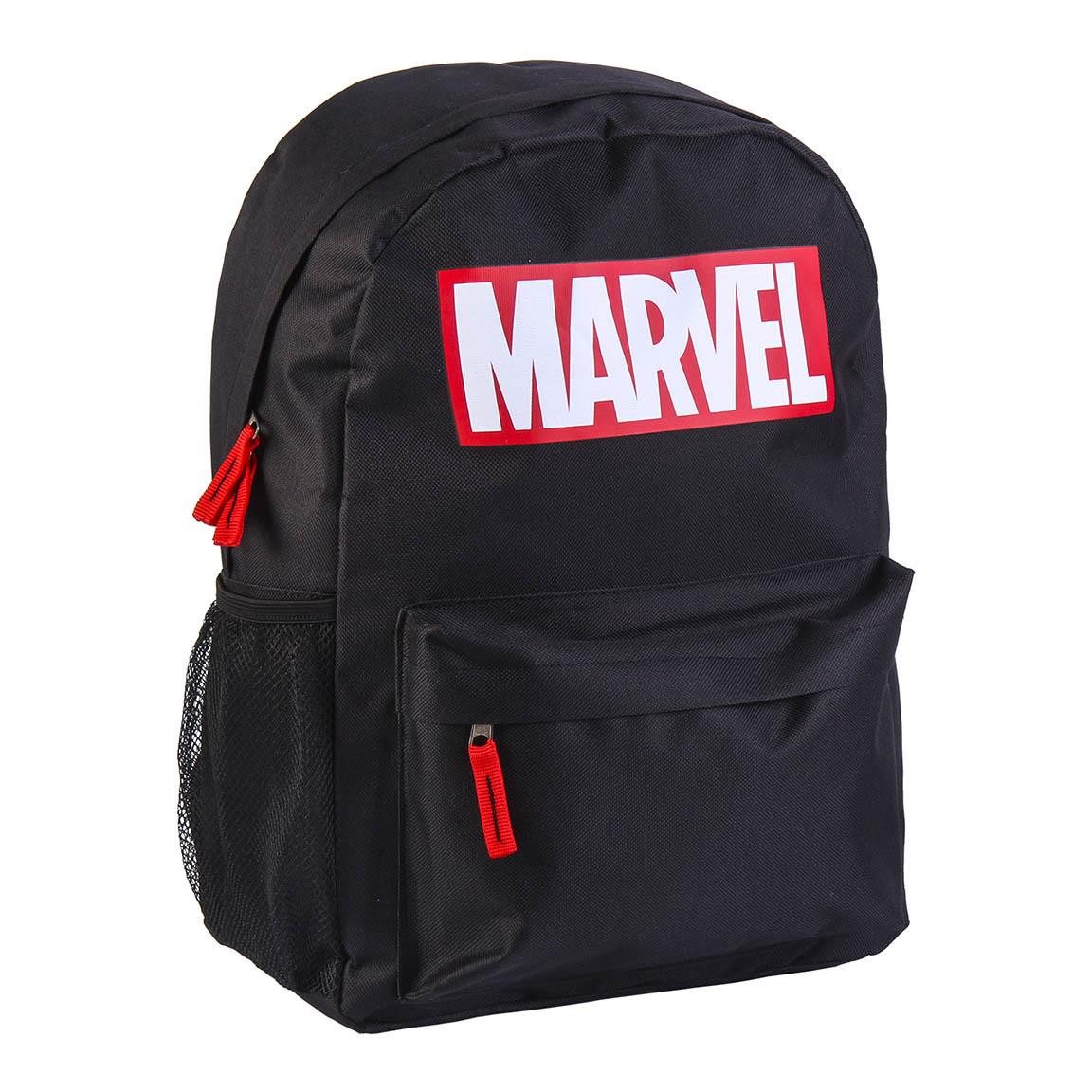 MARVEL Schulrucksack MARVEL LOGO Rucksack schwarz