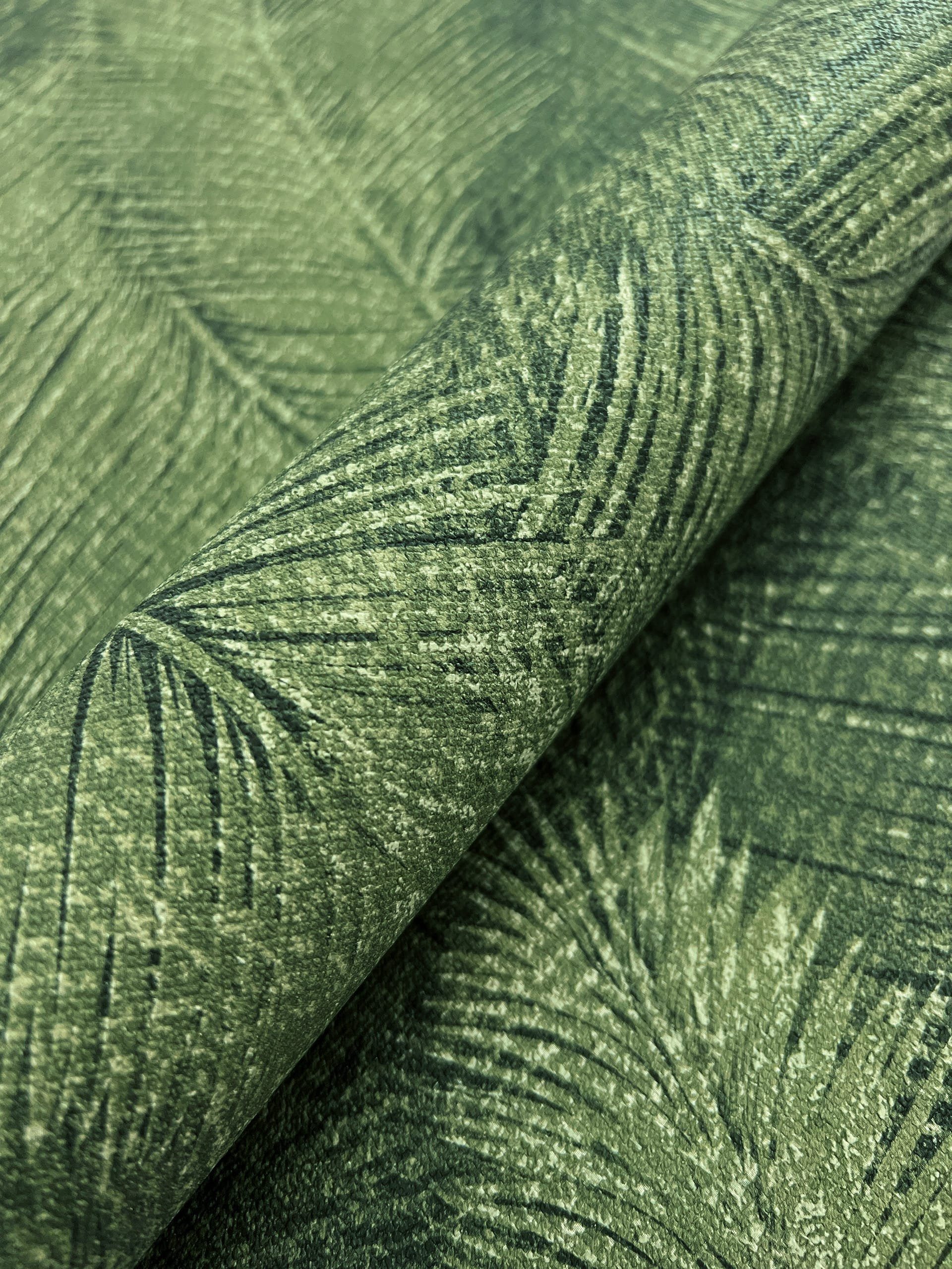 Newroom Vliestapete Gazali Green Tapete Mustertapete Dschungel,Palmen,Blätt günstig online kaufen