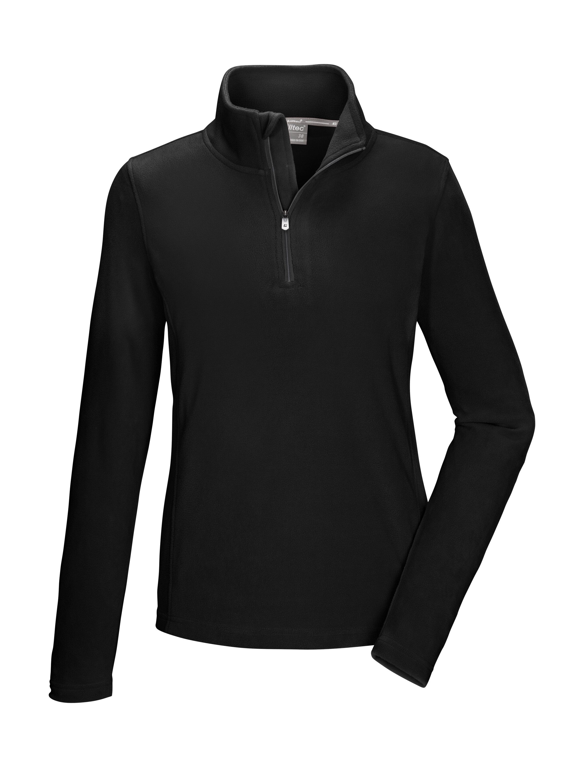 Killtec Fleeceshirt KSW 101 WMN FLC SHRT Fleeceshirt mit Stehkragen, warm, Reißverschluss mit Kinnschutz