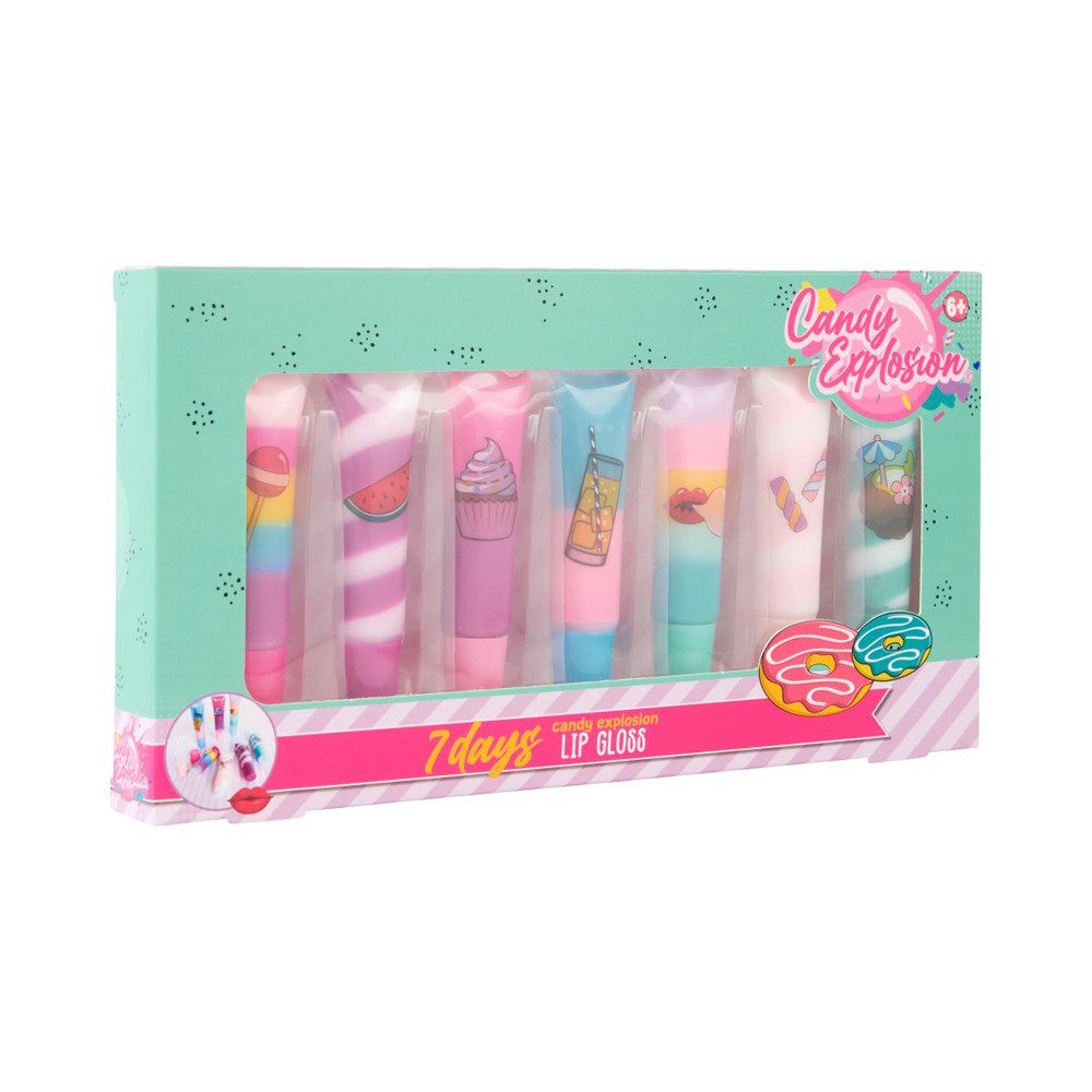 Canenco Kosmetik-Set CREATE it! - Candy Lipgloss Swirl, 7-tlg.