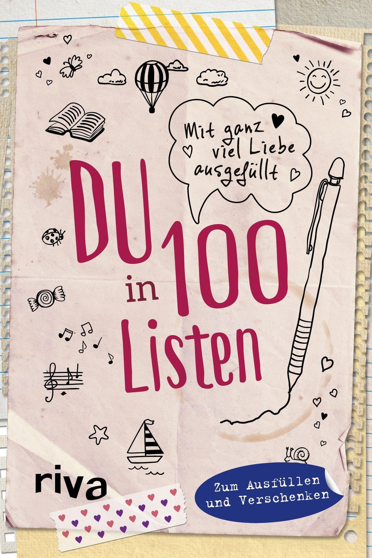 Notizbuch Du in 100 Listen