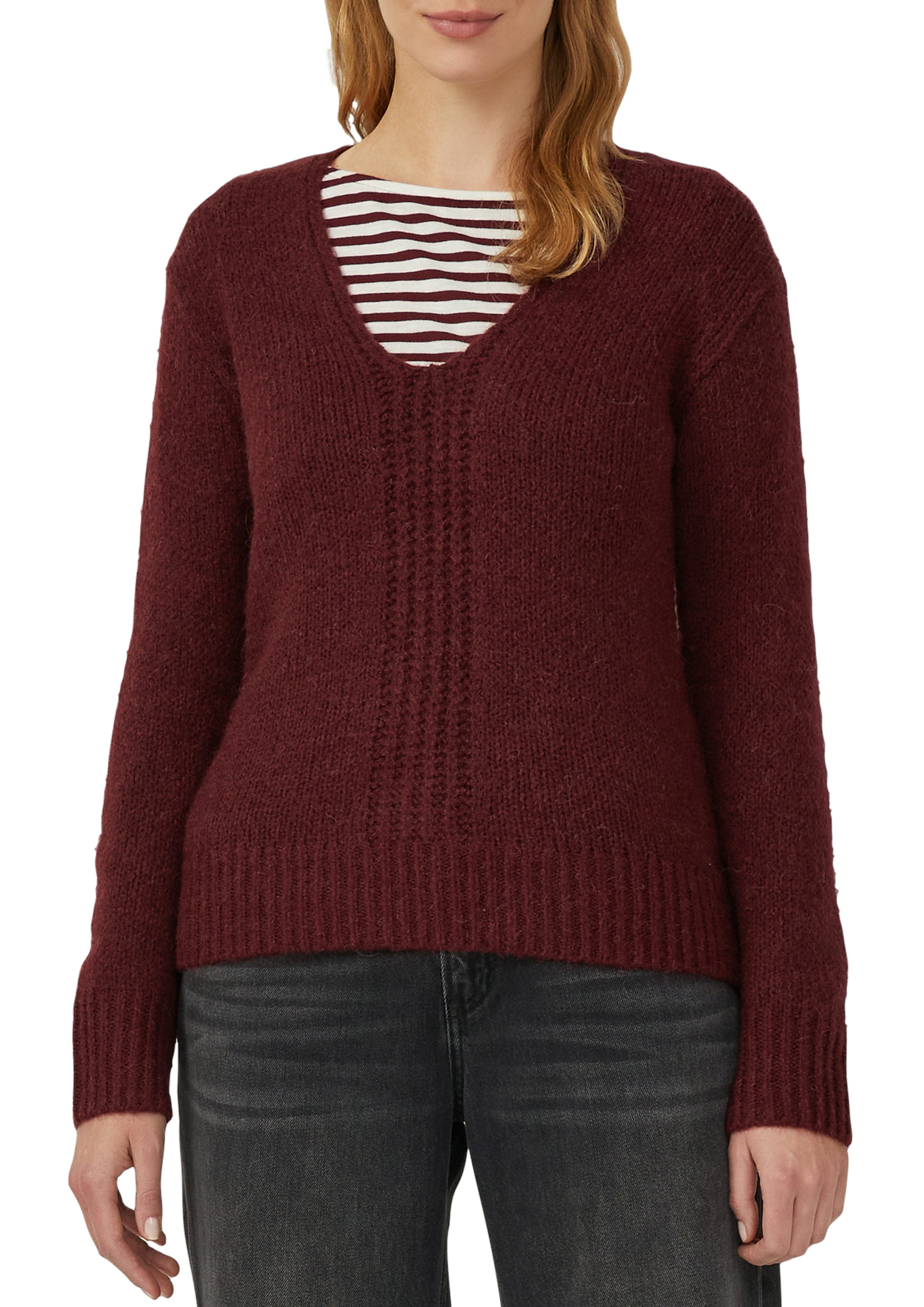 s.Oliver Strickpullover mit V-Ausschnitt günstig online kaufen