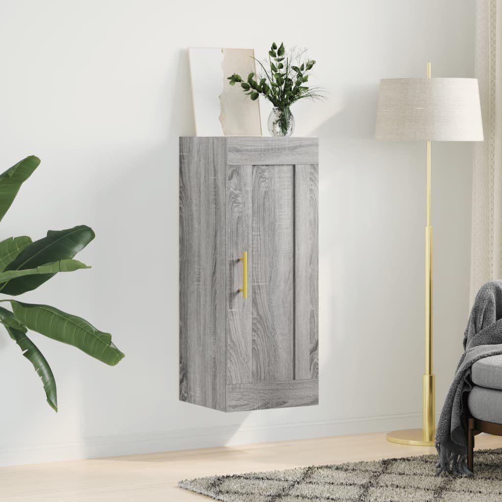 vidaXL Hängeschrank Wandschrank Grau Sonoma 34,5x34x90 günstig online kaufen