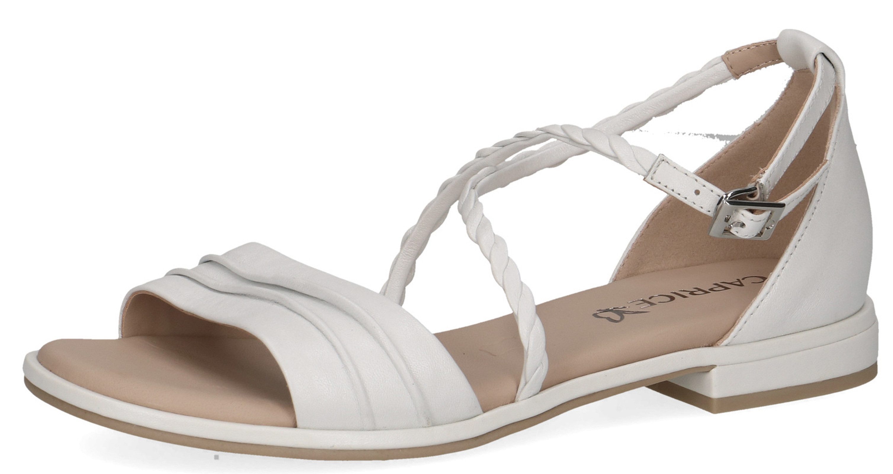 9-28101-42 139 White Perlato Sandale