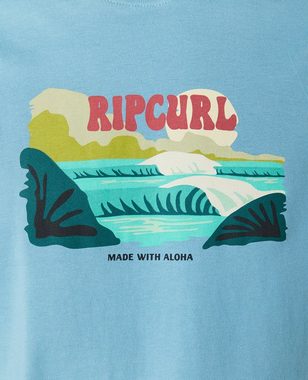 Rip Curl Print-Shirt Kurzärmeliges Horizon Front Print T-Shirt